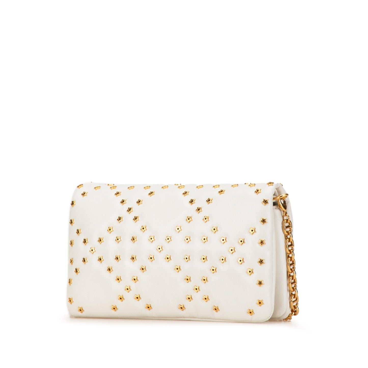 Dior Calfskin Macrocannage Lucky Star Caro Bag Mini Crossbody Bag Star Caro Bag