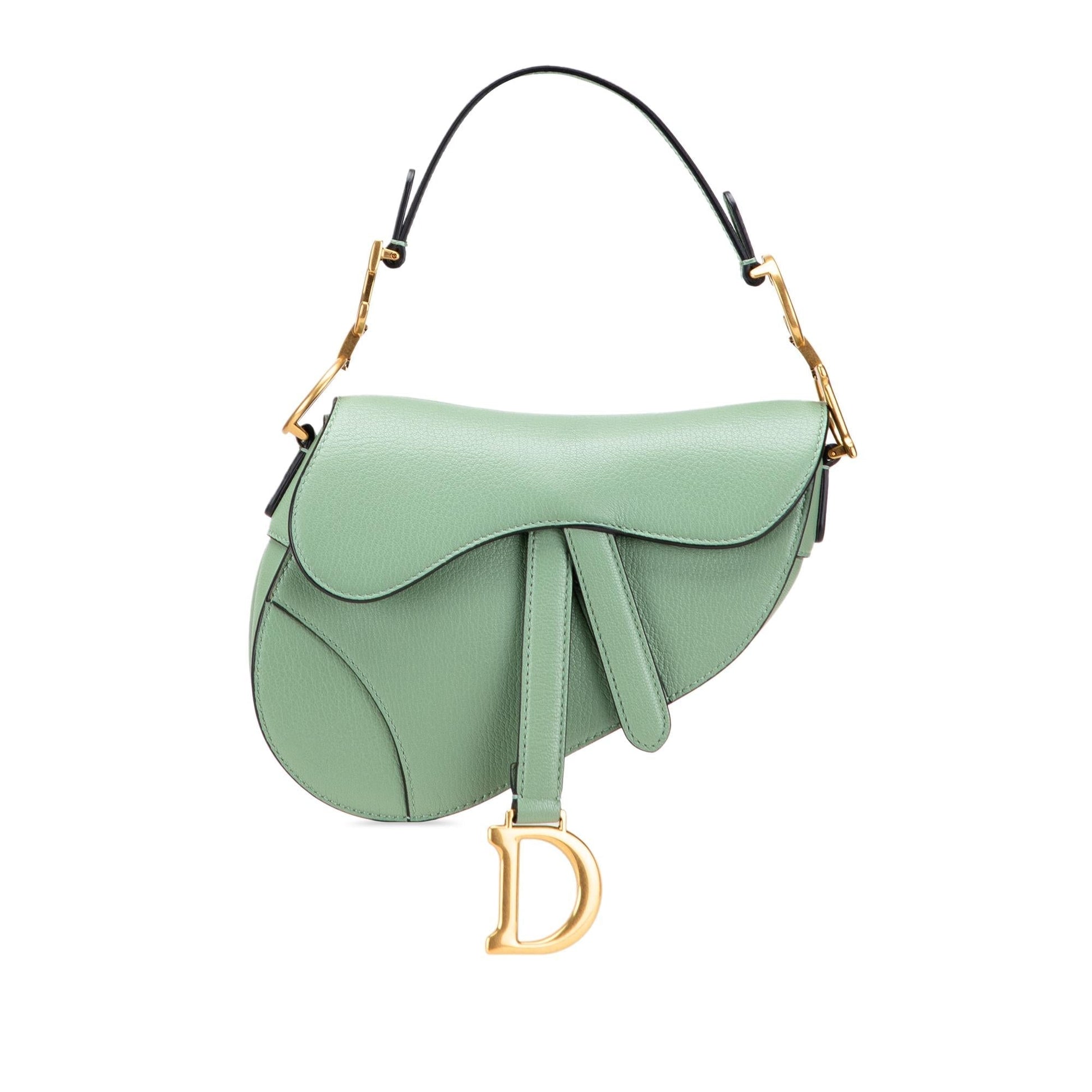 Dior Calfskin Saddle Bag Mini Satchel Bag