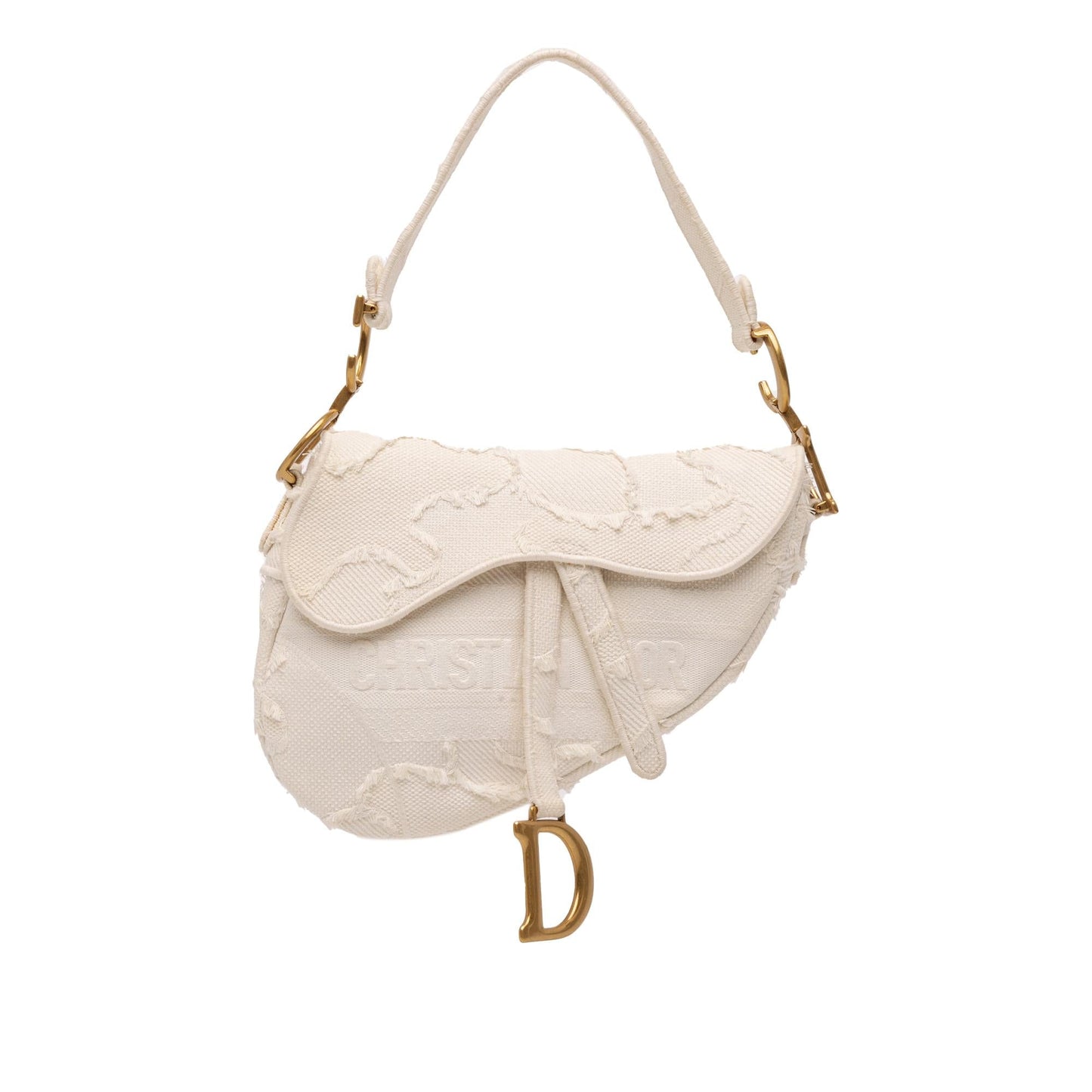 Dior Camouflage Saddle Bag Canvas Mini Embroidered Shoulder Bag Saddle Bag 1