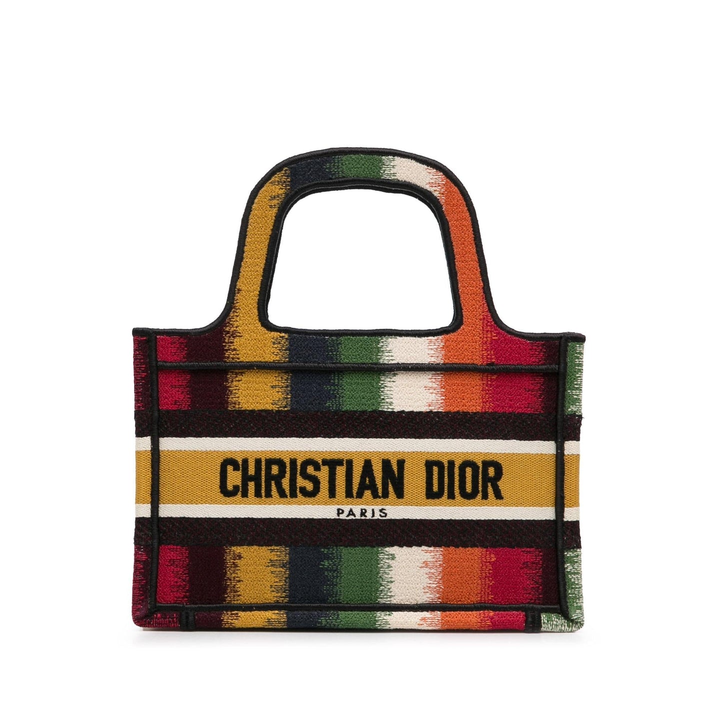Dior Stripes Book Tote Mini Tote Bag