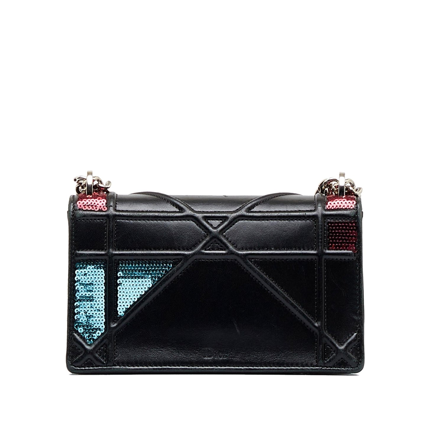 Dior ama Sequin Crossbody Bag Mini Flap