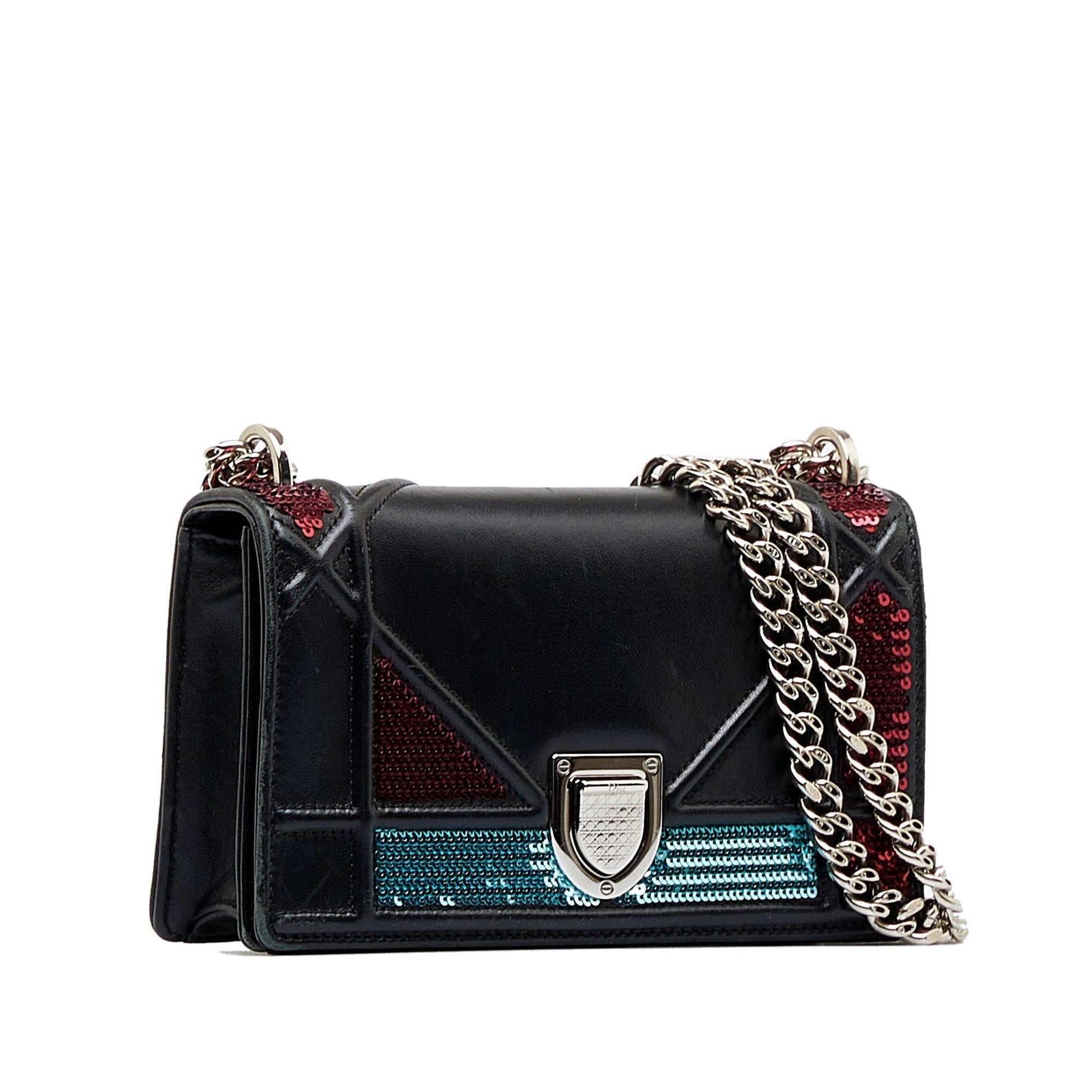 Dior ama Sequin Crossbody Bag Mini Flap Sequin Flap 1