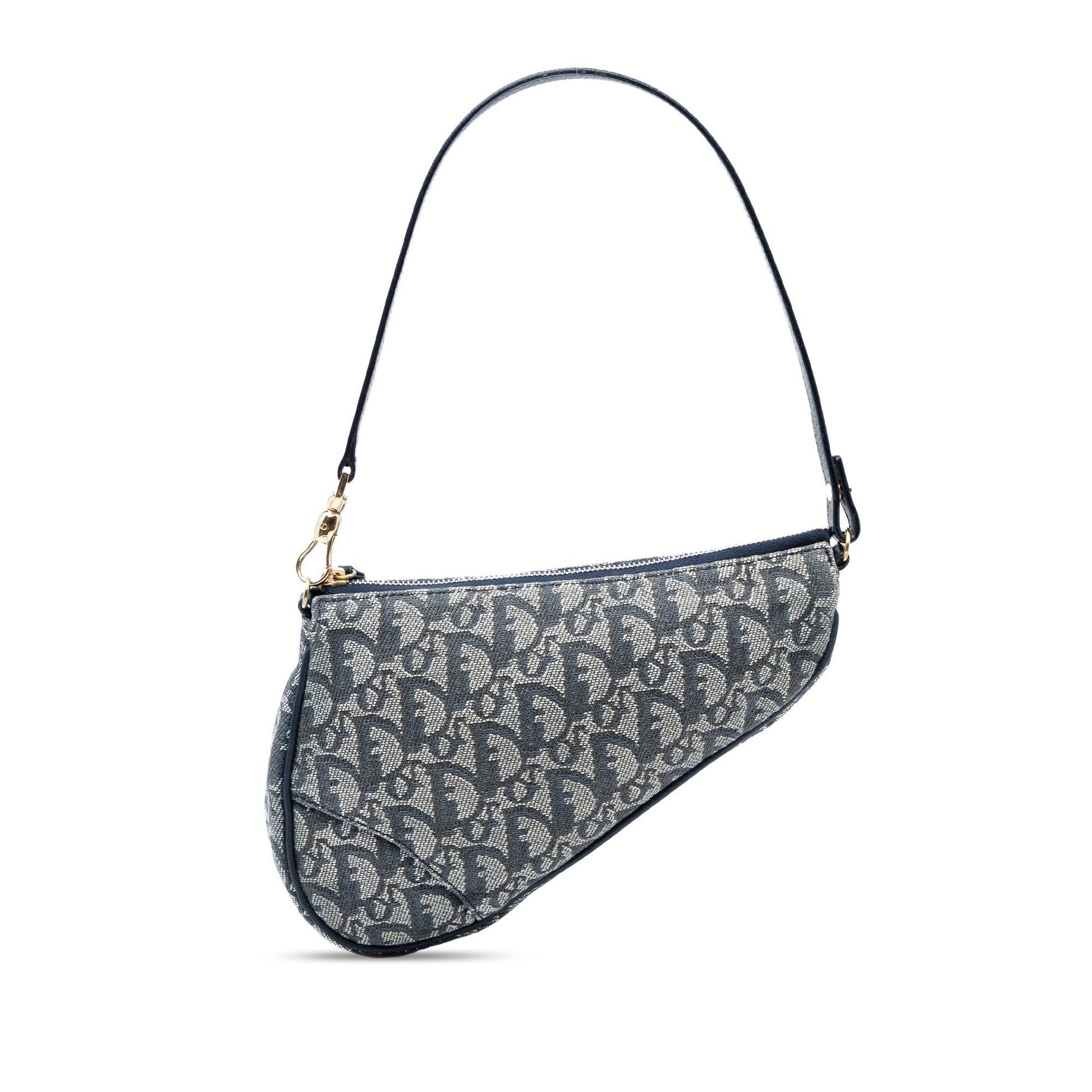 Dior issimo Saddle Pochette Shoulder Bag Canvas Mini Saddle Pochette 7