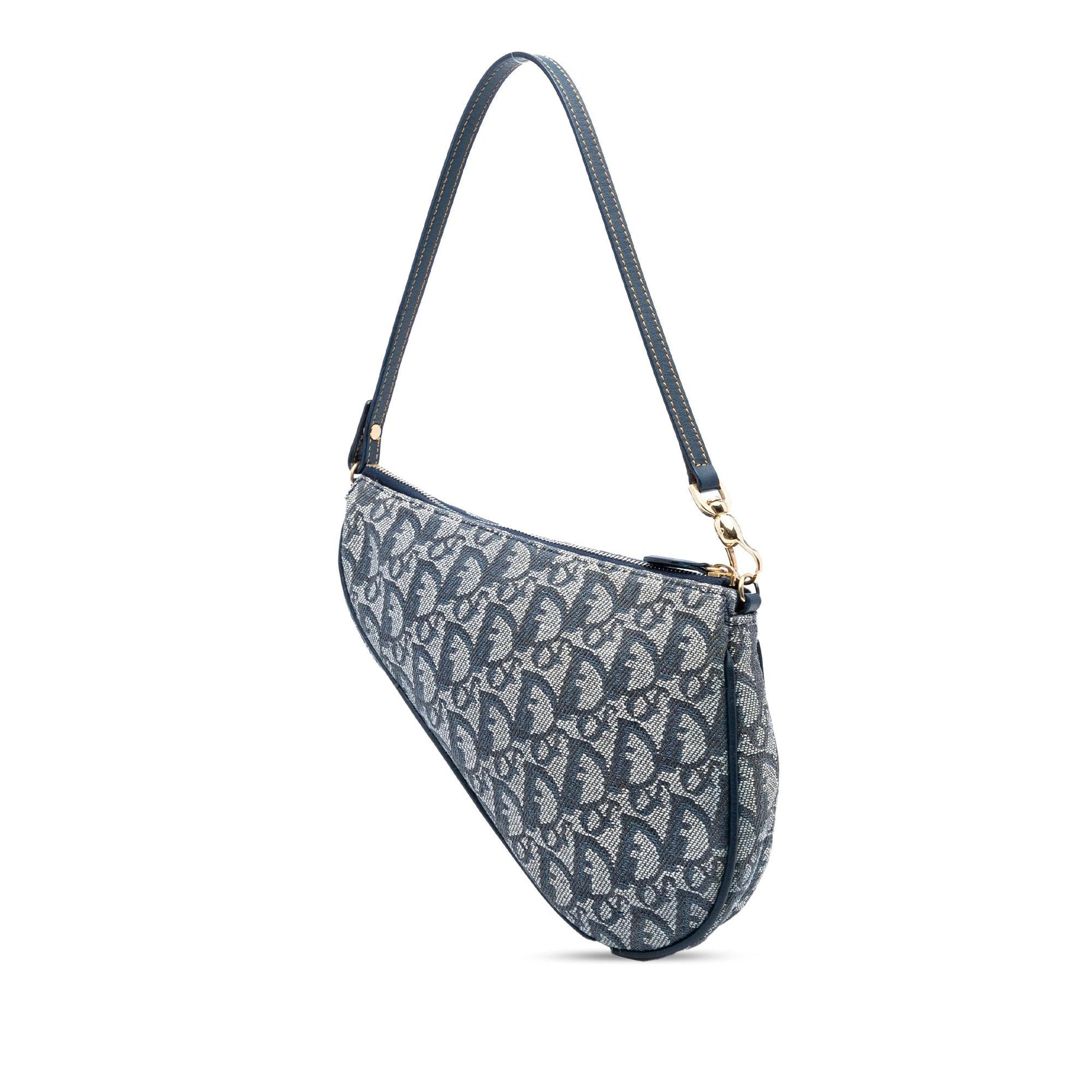 Dior issimo Saddle Pochette Shoulder Bag Canvas Mini Saddle Pochette 7
