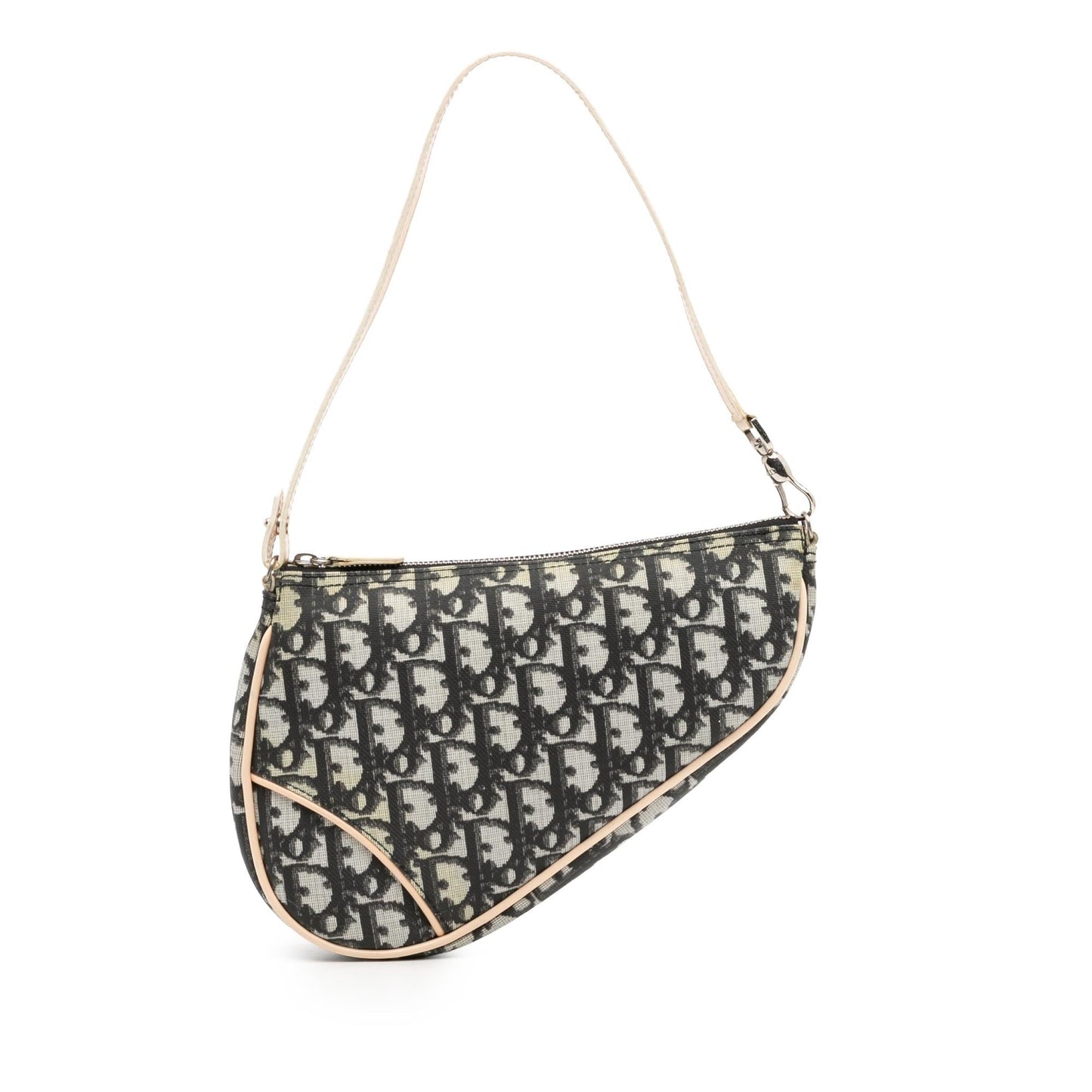 Dior issimo Coated Saddle Pochette Shoulder Bag Canvas Mini