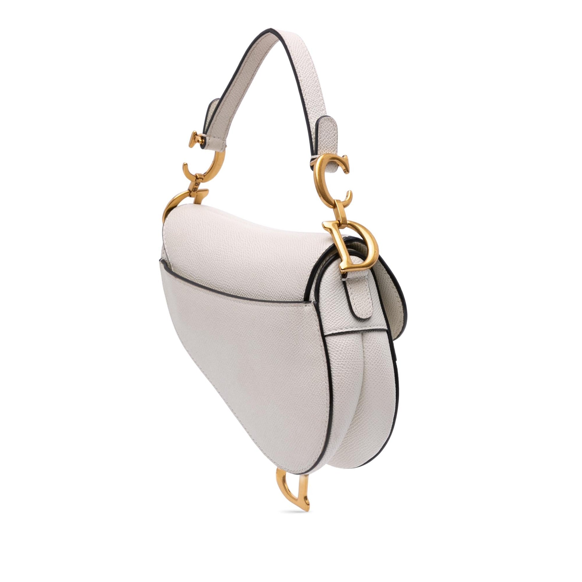 Dior Grained Calfskin Saddle Bag Mini Satchel Bag Saddle Bag 9