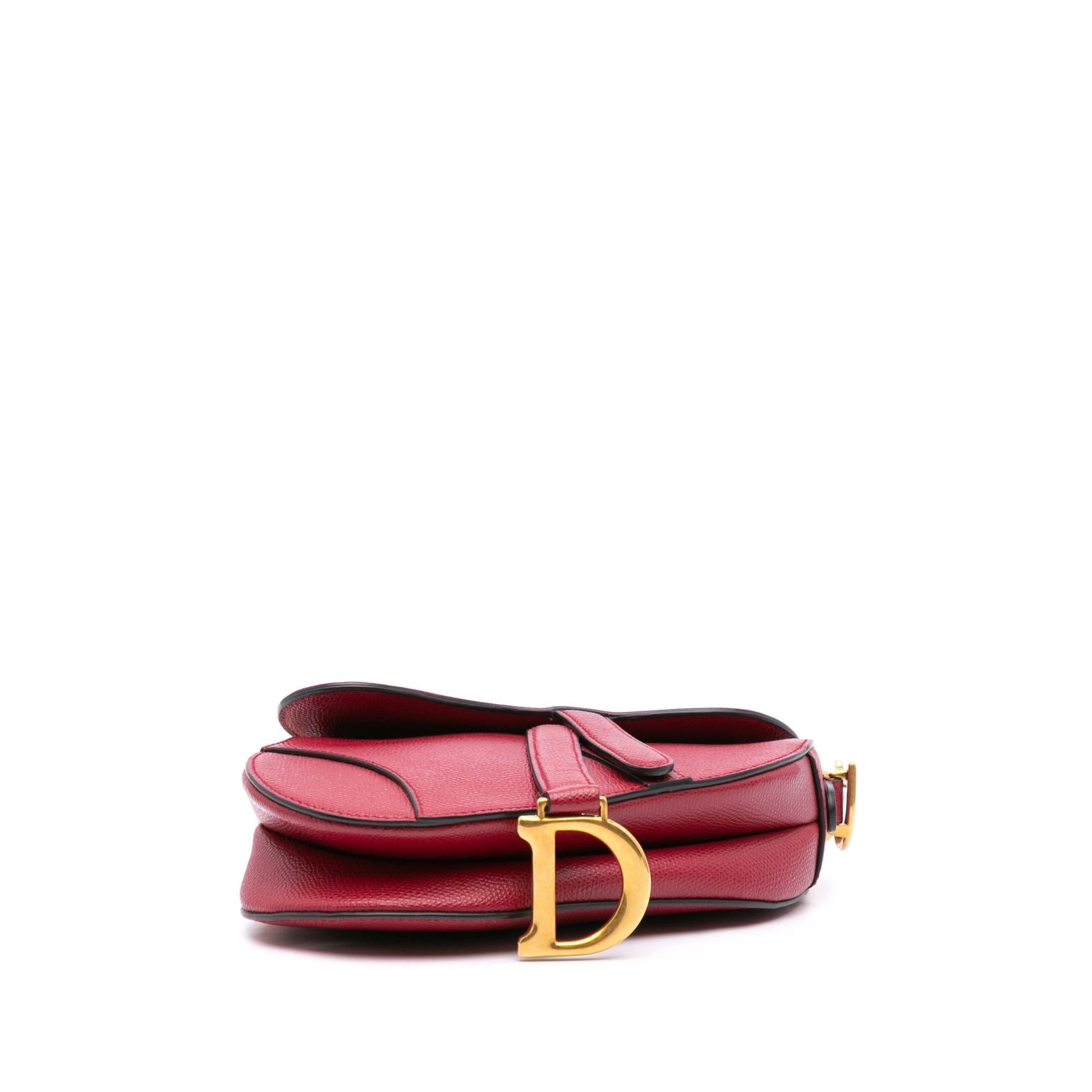 Dior Grained Calfskin Saddle Satchel Bag Mini Calfskin Saddle 1