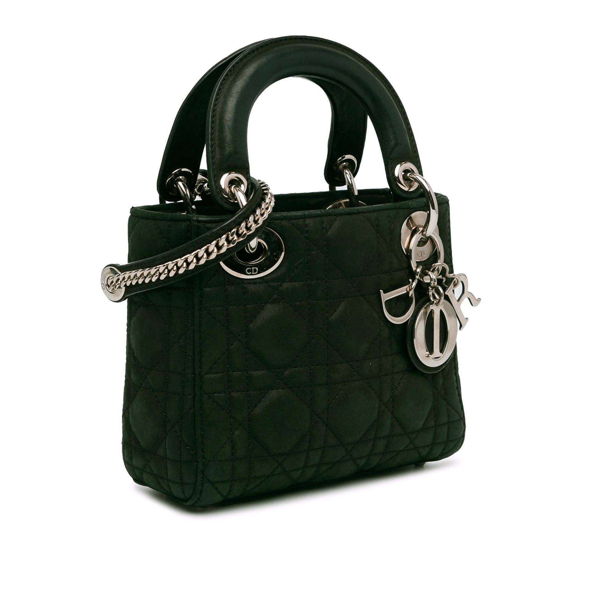 Dior Iridescent Cannage Lady Shg 7Zmnak Satchel Bag Mini