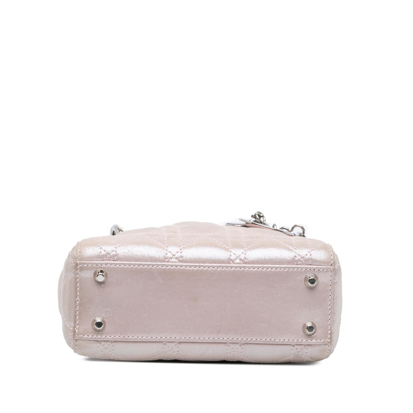 Dior Iridescent Cannage Lady Satchel Bag Lambskin Mini Lady Dior 5