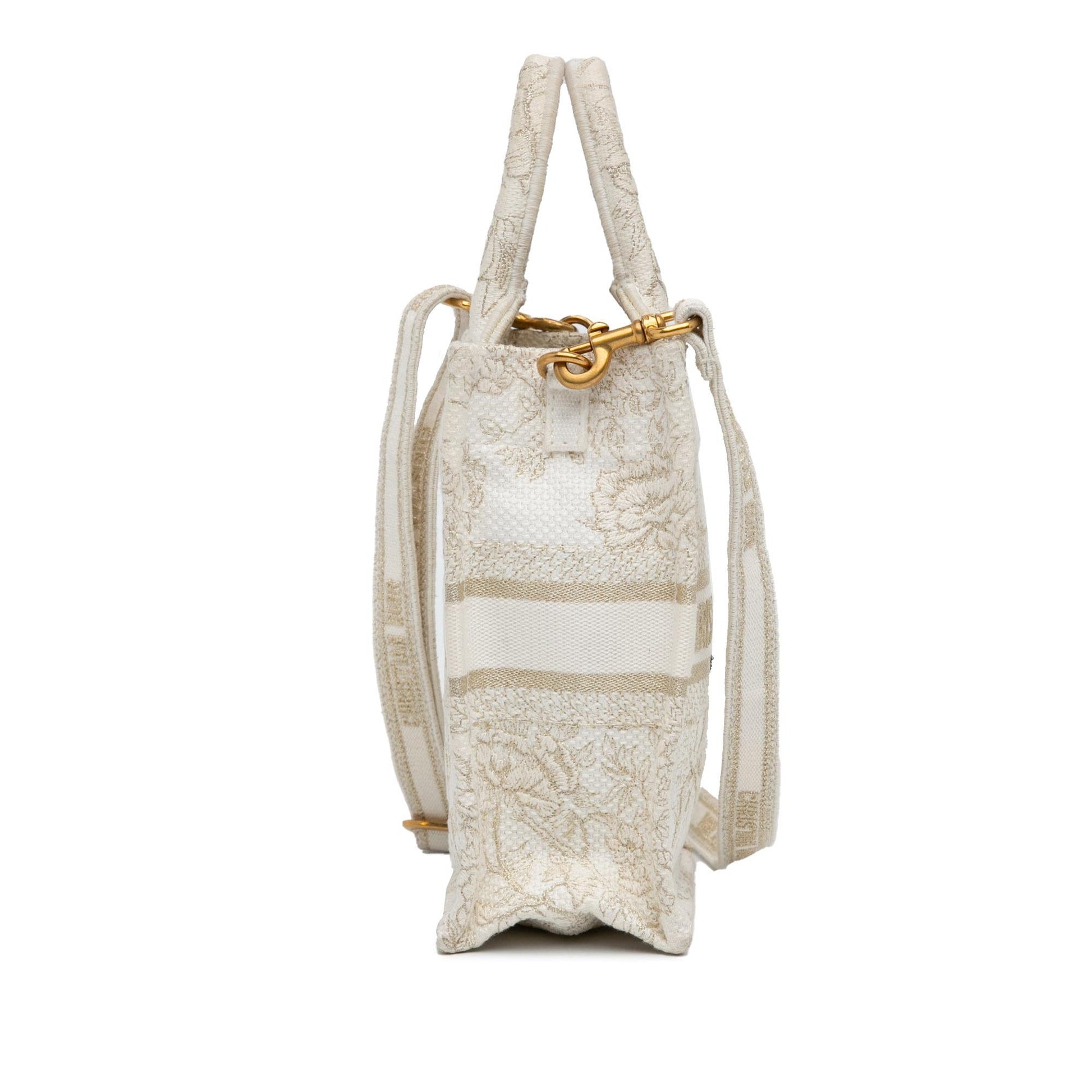 Dior Jardin Hiver Vertical Book Tote Mini Tote Bag