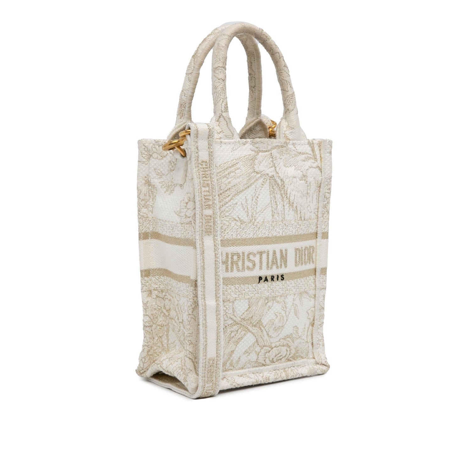 Dior Jardin Hiver Vertical Book Tote Mini Tote Bag