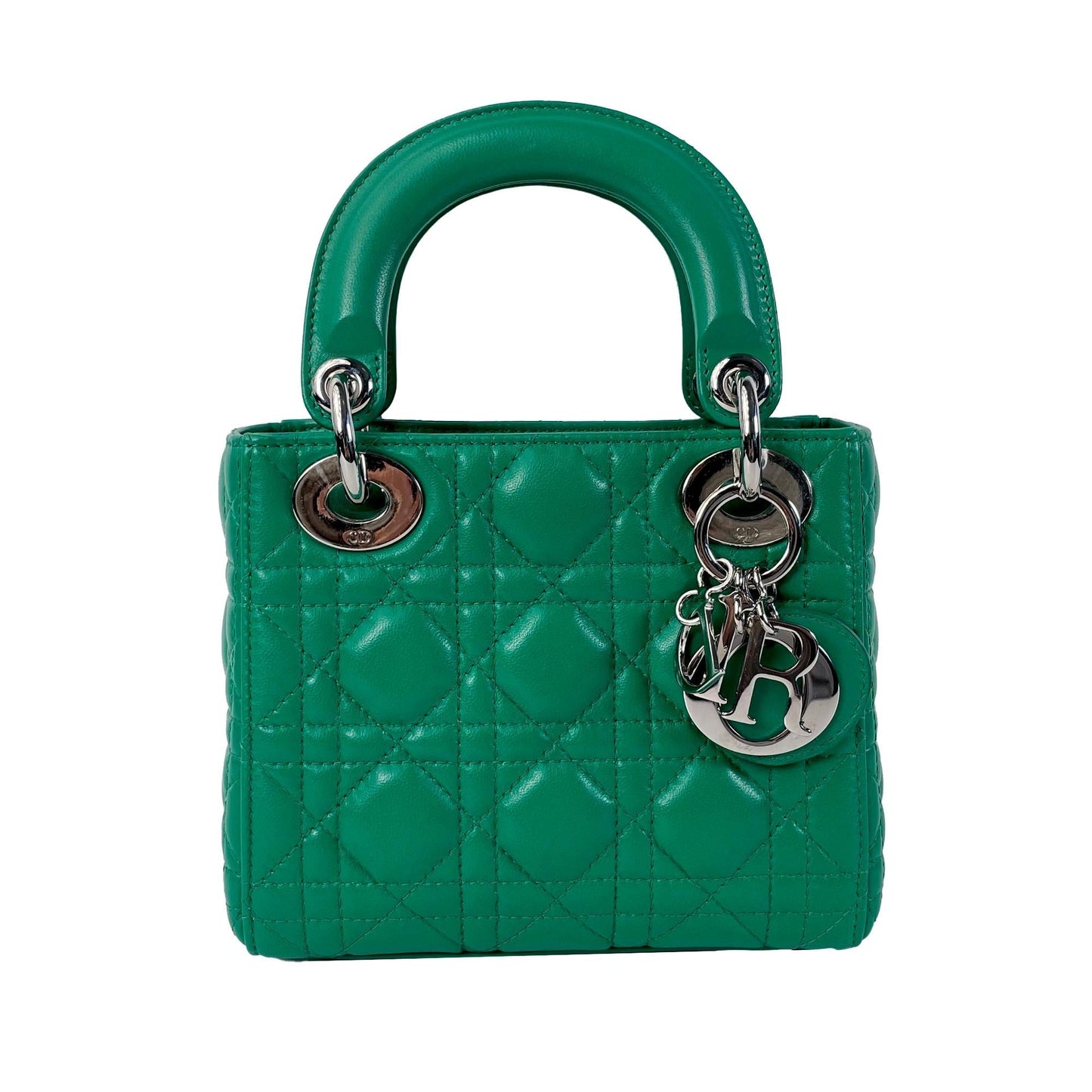 Dior Cannage Lady Shg Uymeoy Satchel Bag Lambskin Mini