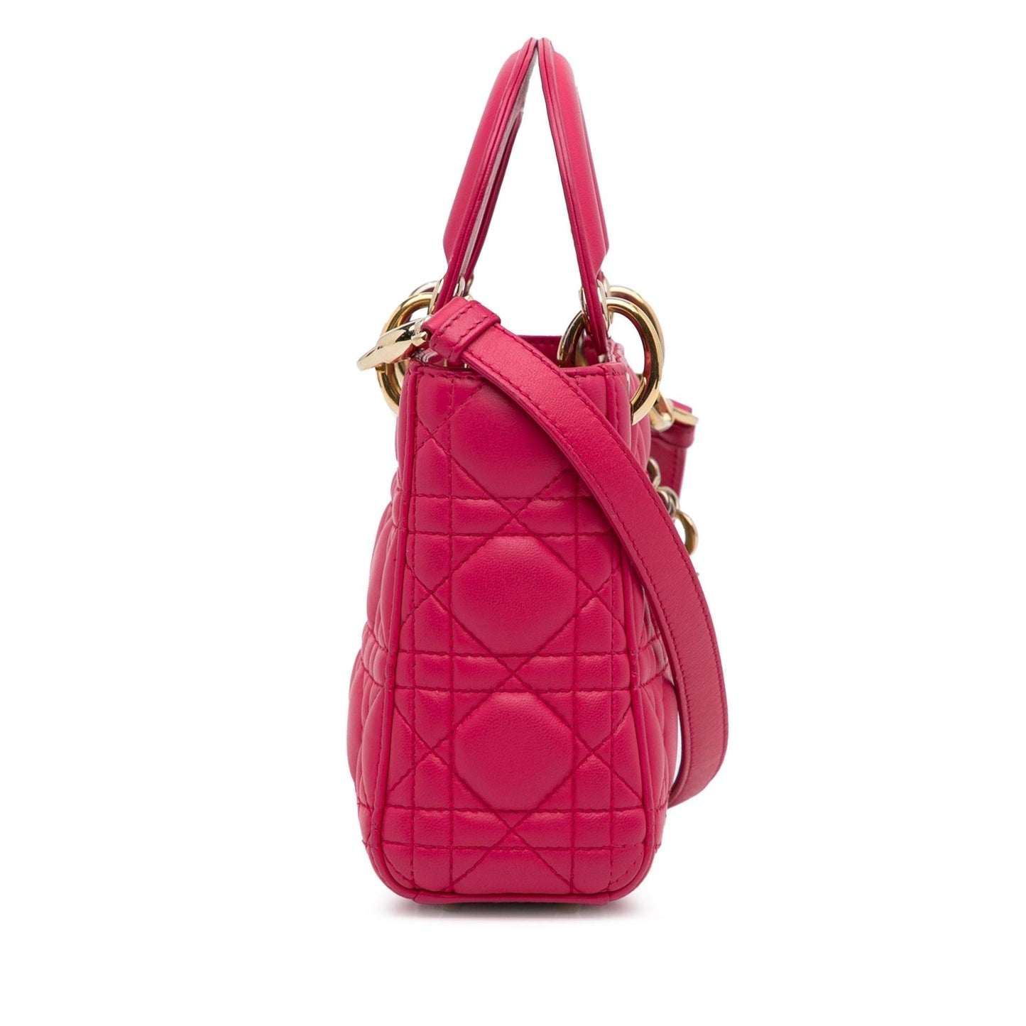 Dior Cannage Lady Shg Wgrjfc Satchel Bag Lambskin Mini