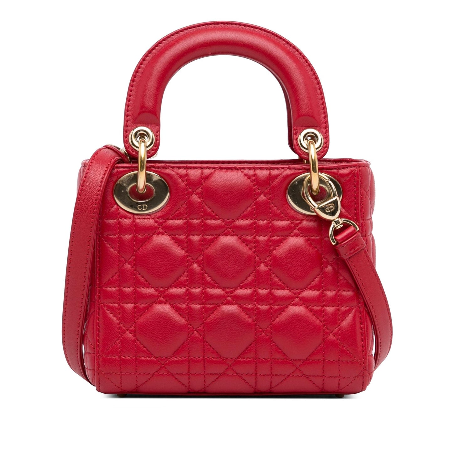 Dior Cannage Lady Shg Xpsv3N Satchel Bag Lambskin Mini