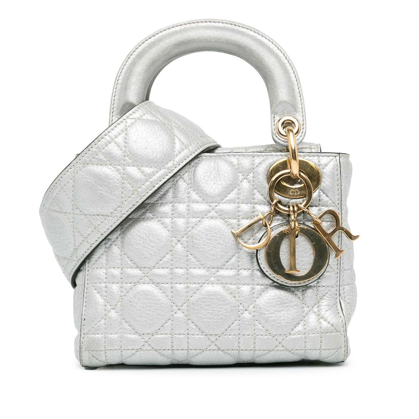 Dior Cannage Lady Shg Vmnf5T Satchel Bag Lambskin Mini