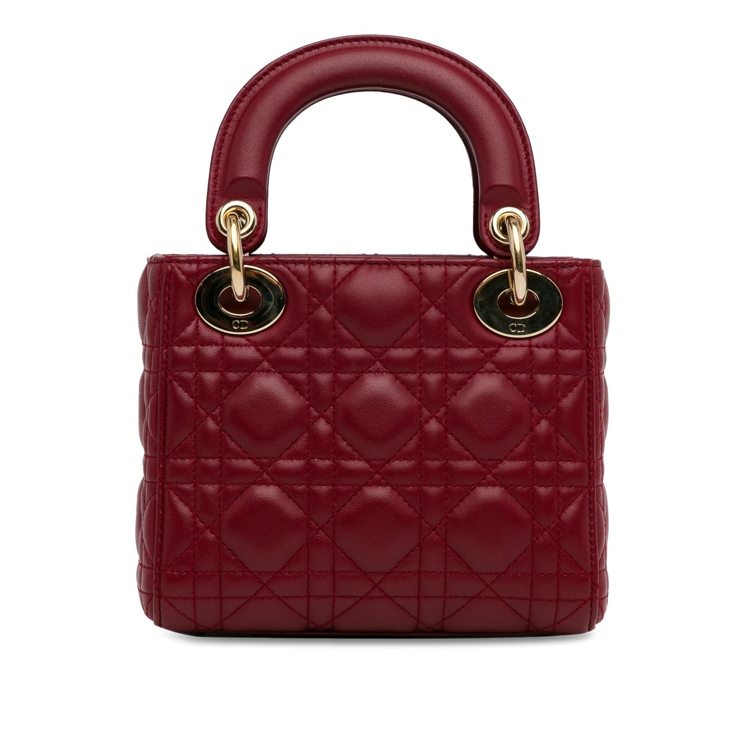 Dior Cannage Lady Shg Xicbli Satchel Bag Lambskin Mini