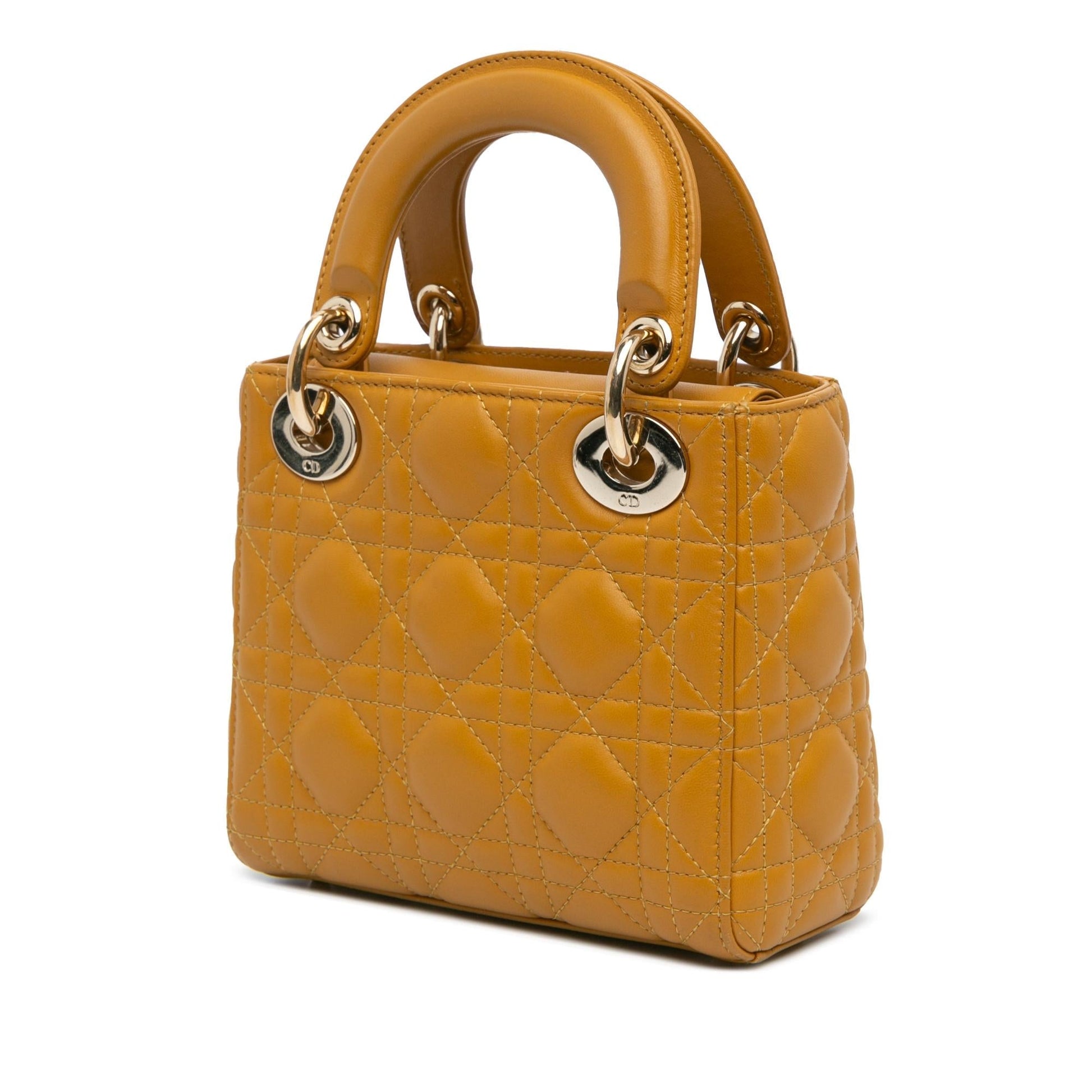 Dior Cannage Lady Shg Qxhh8G Satchel Bag Lambskin Mini