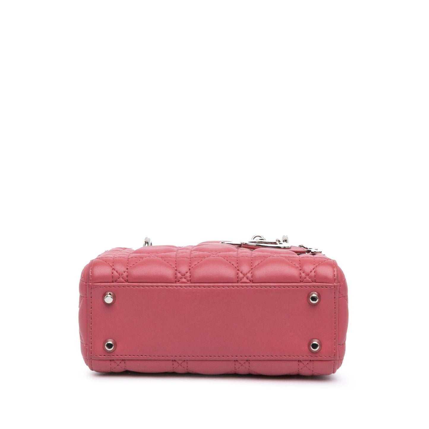 Dior Cannage Lady Satchel Bag Lambskin Mini Dior Shg Eirsfh