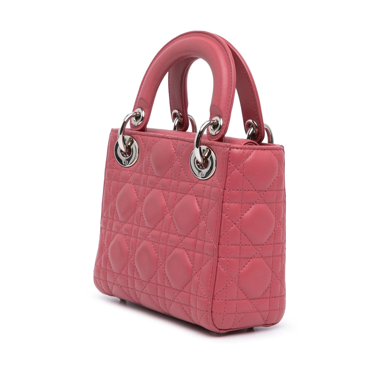 Dior Cannage Lady Satchel Bag Lambskin Mini Dior Shg Eirsfh