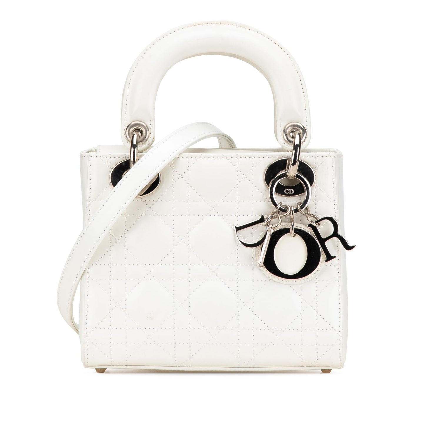 Dior Cannage Lady Satchel Bag Lambskin Mini Lady Dior 9