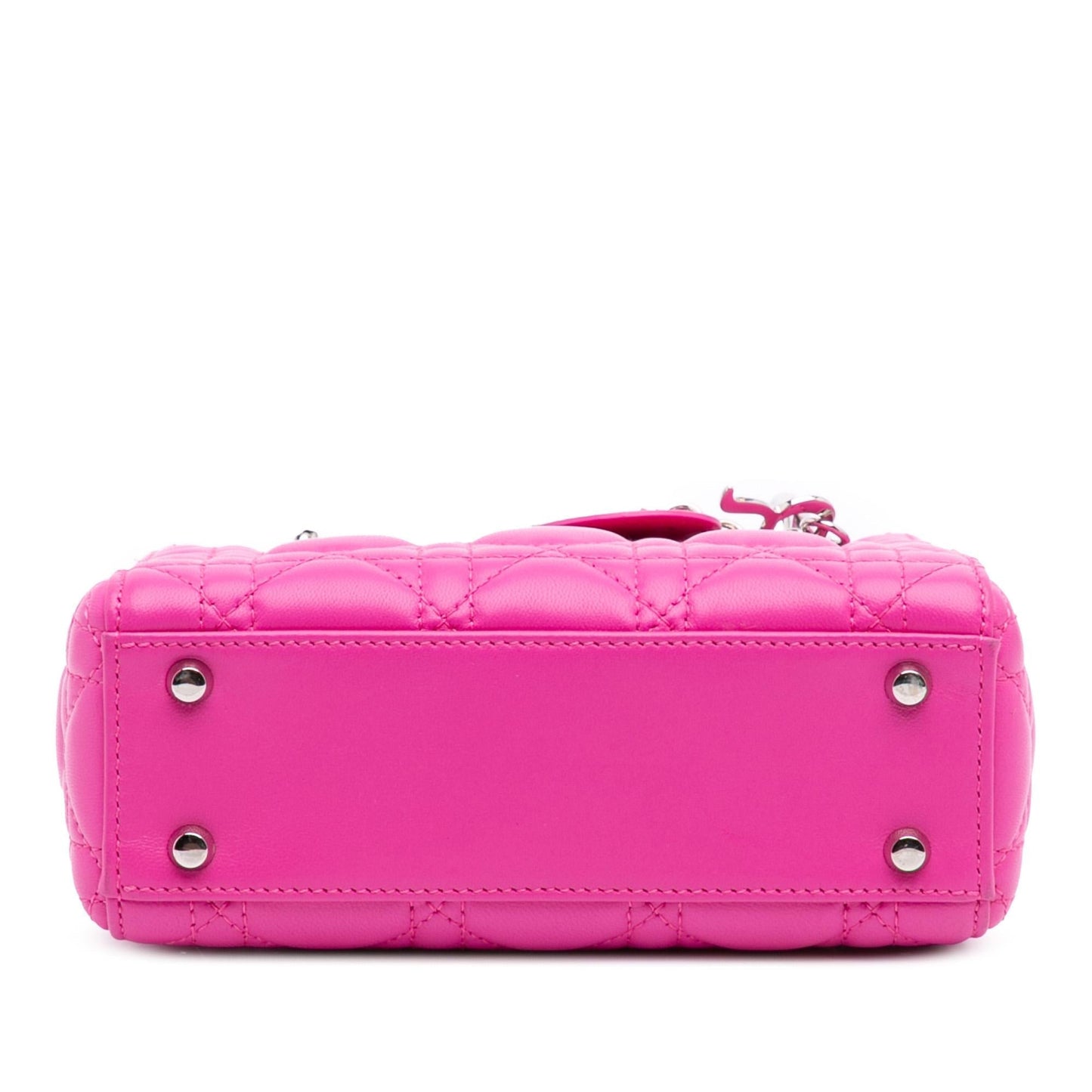 Dior Cannage Lady Satchel Bag Lambskin Mini Lady Dior 12