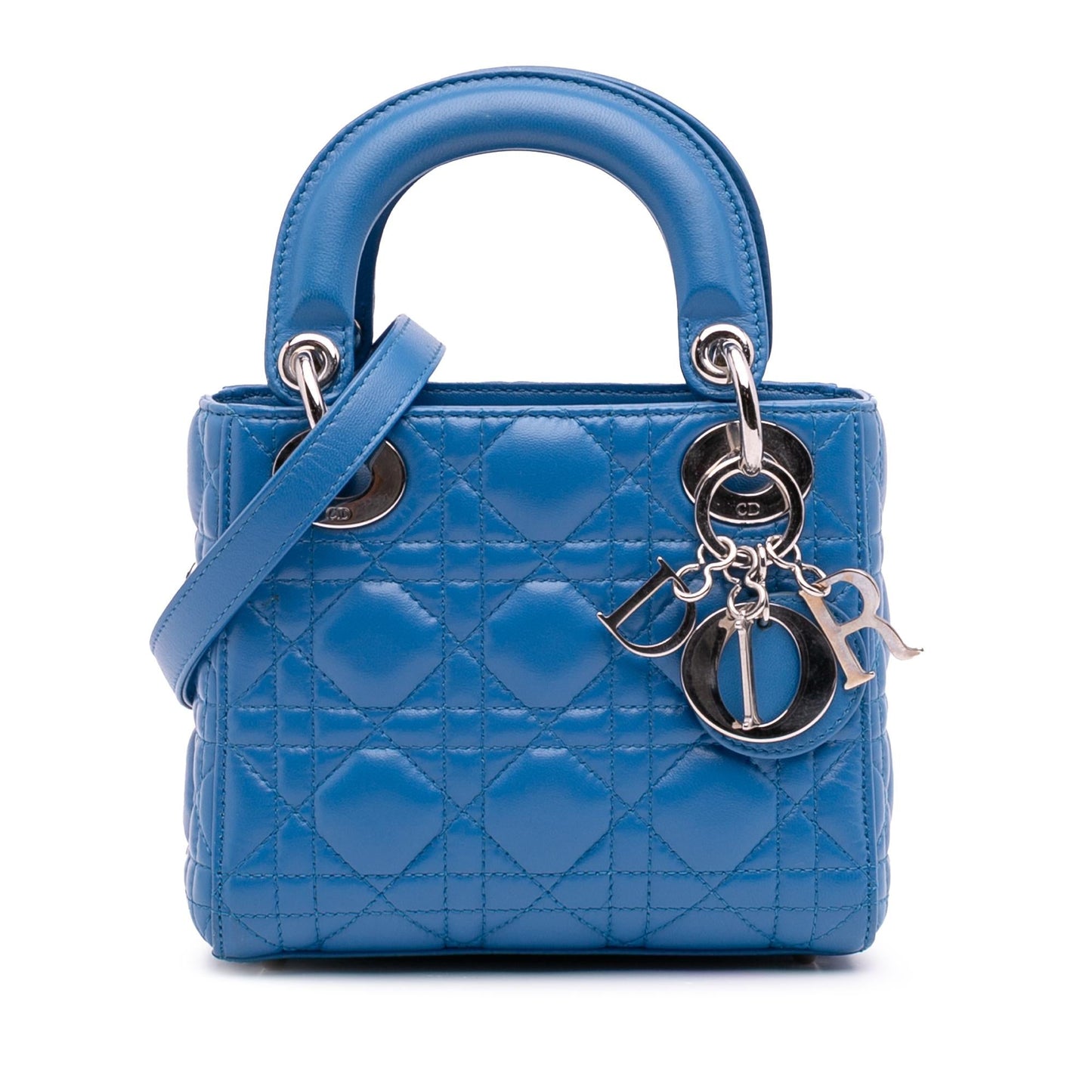 Dior Cannage Lady Satchel Bag Lambskin Mini Lady Dior 15