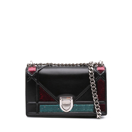 Dior Sequin ama Crossbody Bag Lambskin Mini Flap Diorama Flap 1