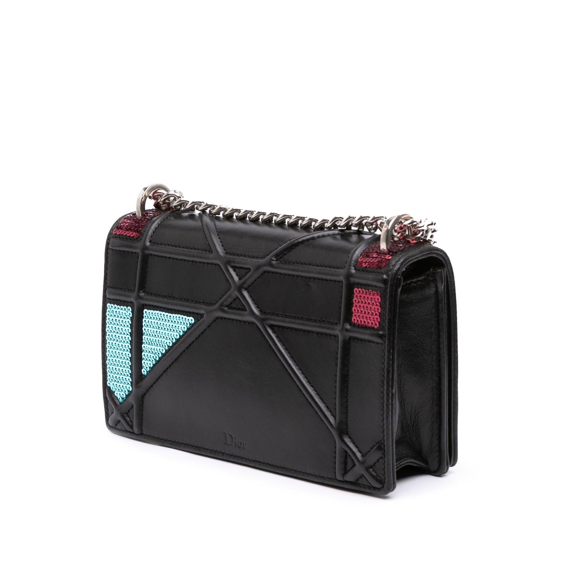 Dior Sequin ama Crossbody Bag Lambskin Mini Flap Diorama Flap 1