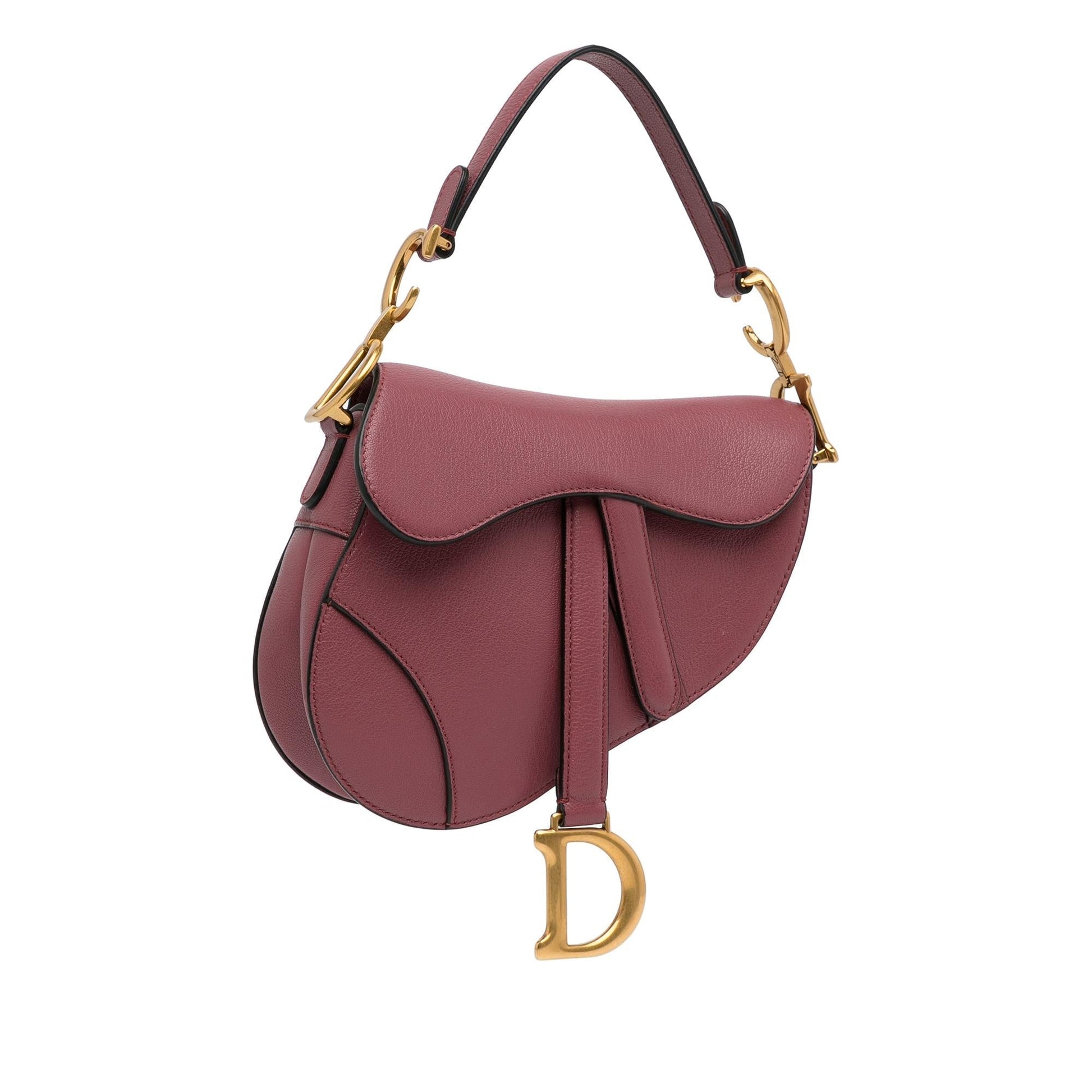 Dior Saddle Bag Shg F74Mwd Leather Mini Satchel Bag