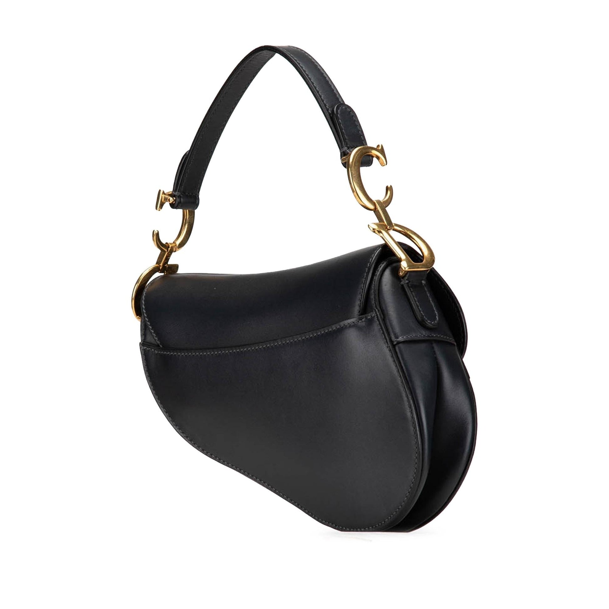 Dior Saddle Satchel Bag Leather Mini Saddle Shg F69Yaz