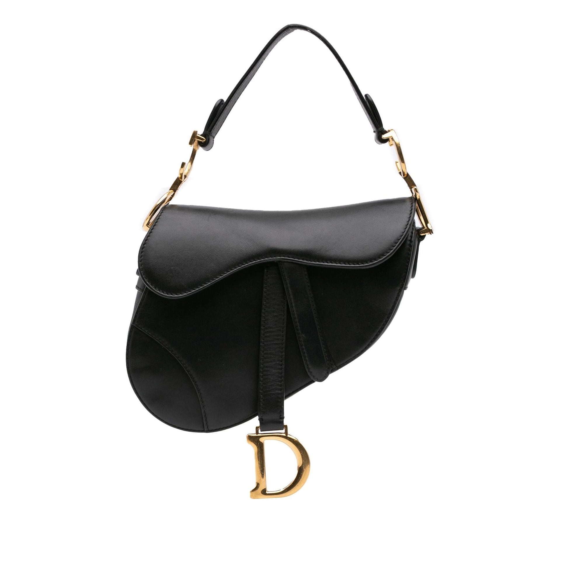 Dior Saddle Satchel Bag Leather Mini Leather Saddle 4