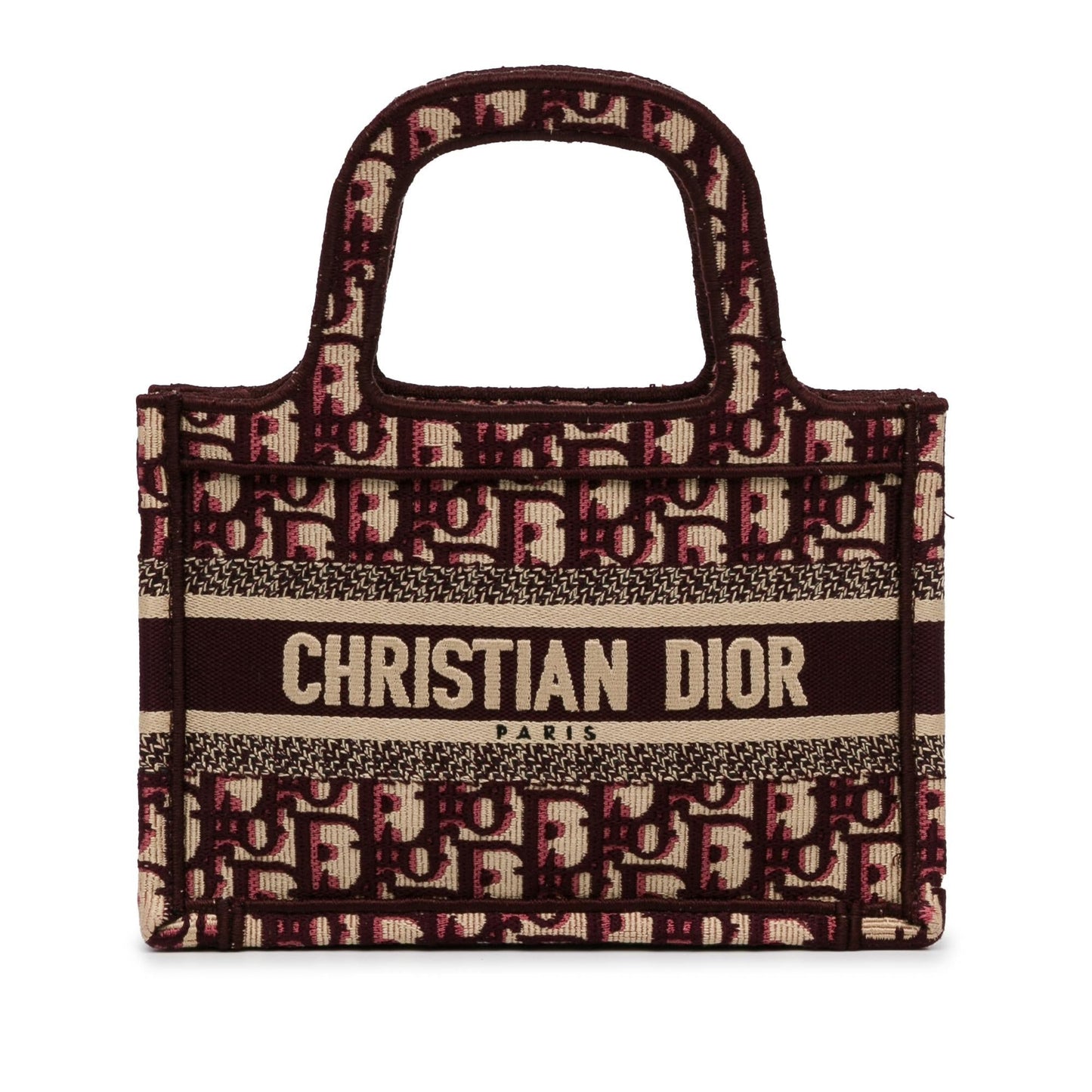 Dior Oblique Book Tote Shg 9Nzple Mini Tote Bag