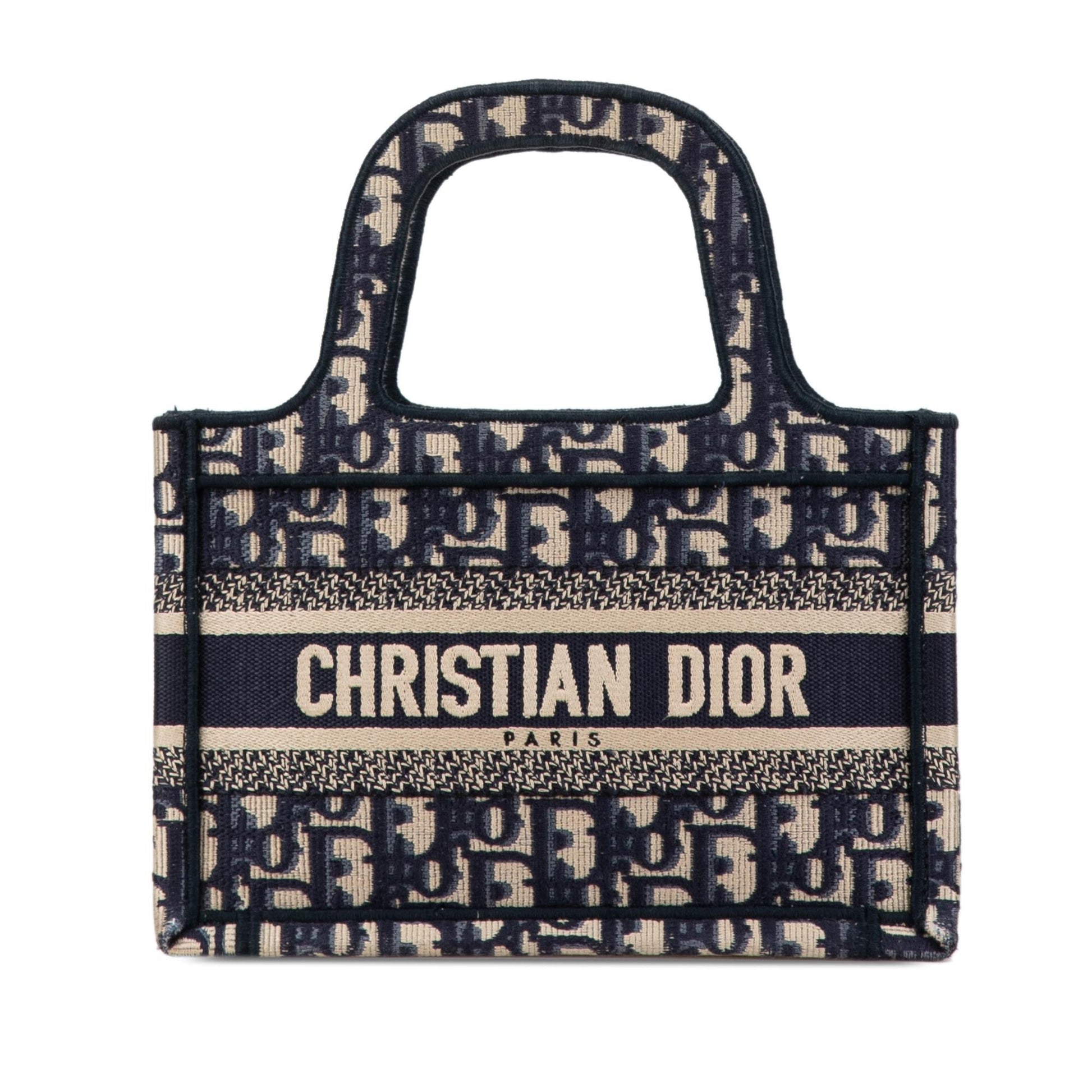 Dior Oblique Book Tote Mini Tote Bag