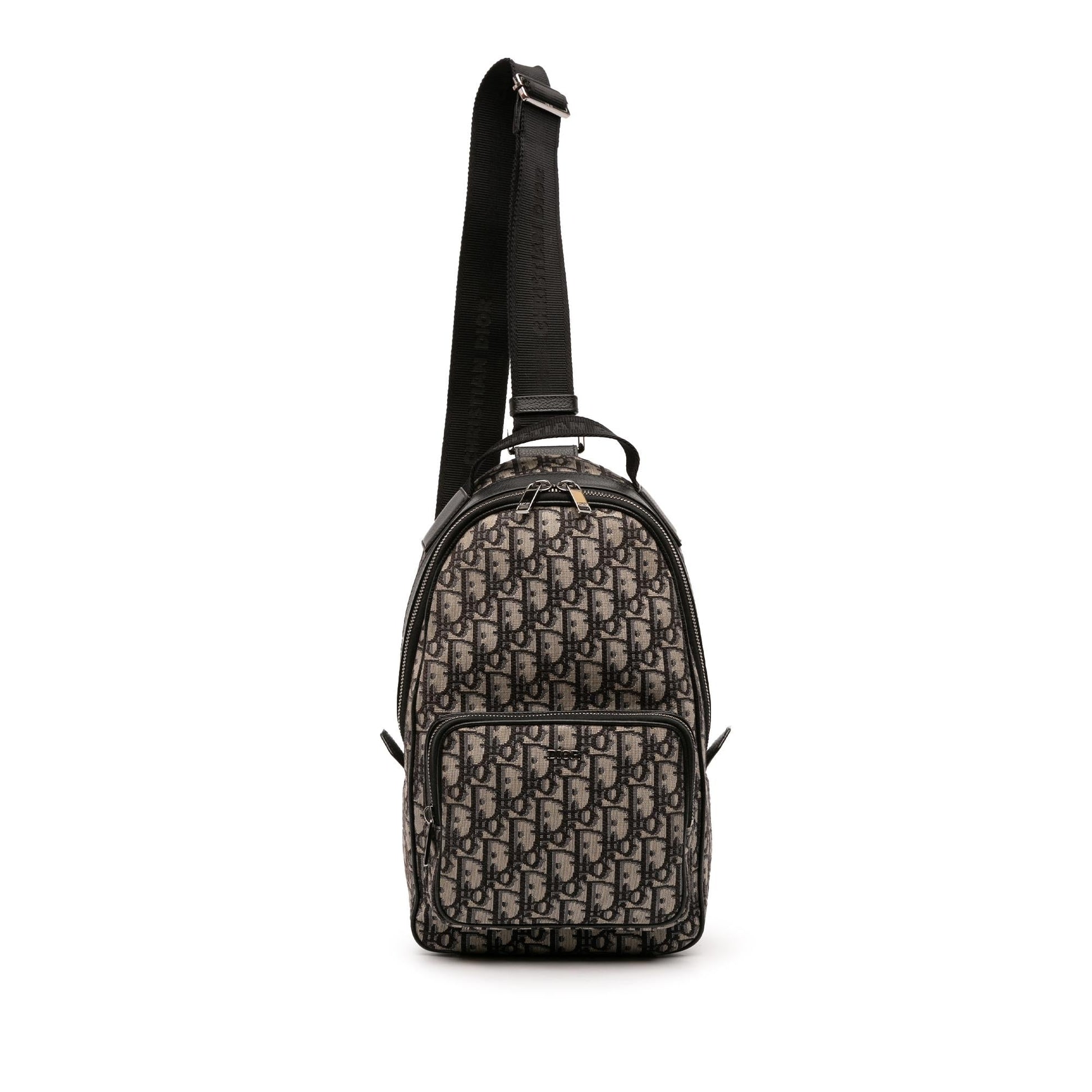 Dior Oblique Rider Sling Bag Canvas Mini Crossbody Bag