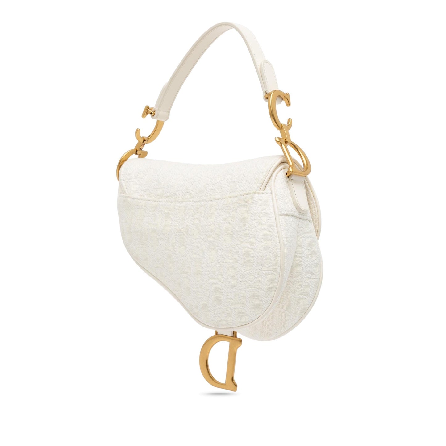 Dior Oblique Saddle Bag Canvas Mini Satchel Bag Bag Shg Eigcy8