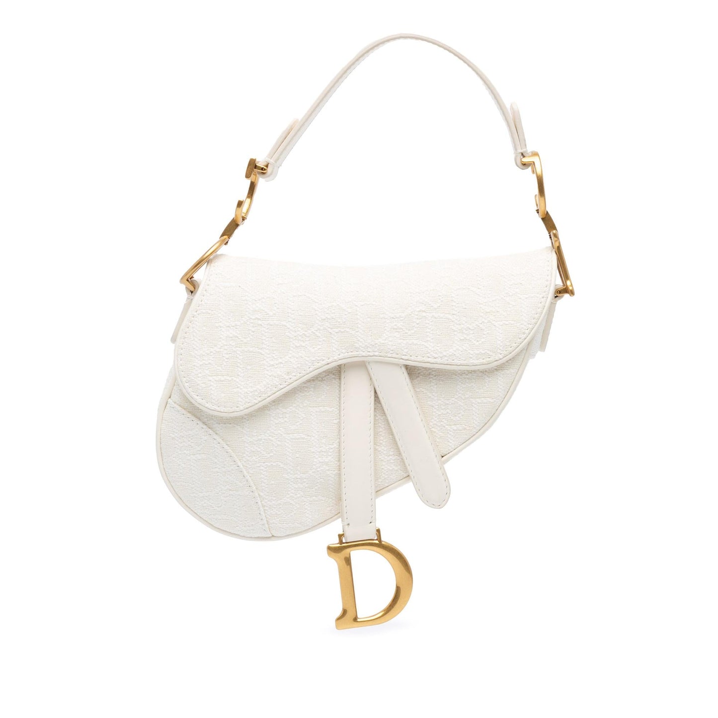 Dior Oblique Saddle Bag Canvas Mini Satchel Bag Saddle Bag 1