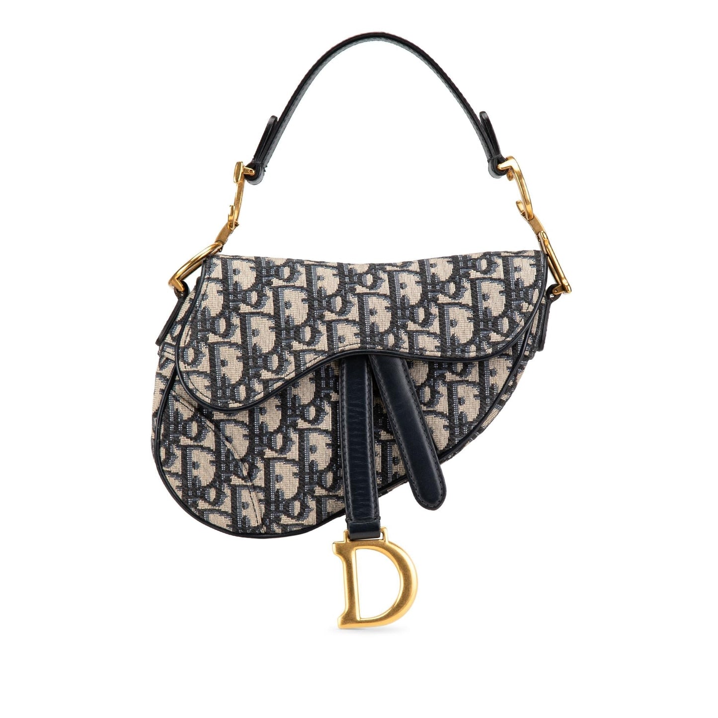 Dior Oblique Saddle Bag Canvas Mini Satchel Bag Saddle Bag 2