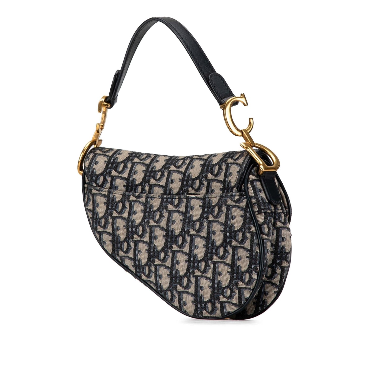 Dior Oblique Saddle Bag Canvas Mini Satchel Bag Saddle Bag 6