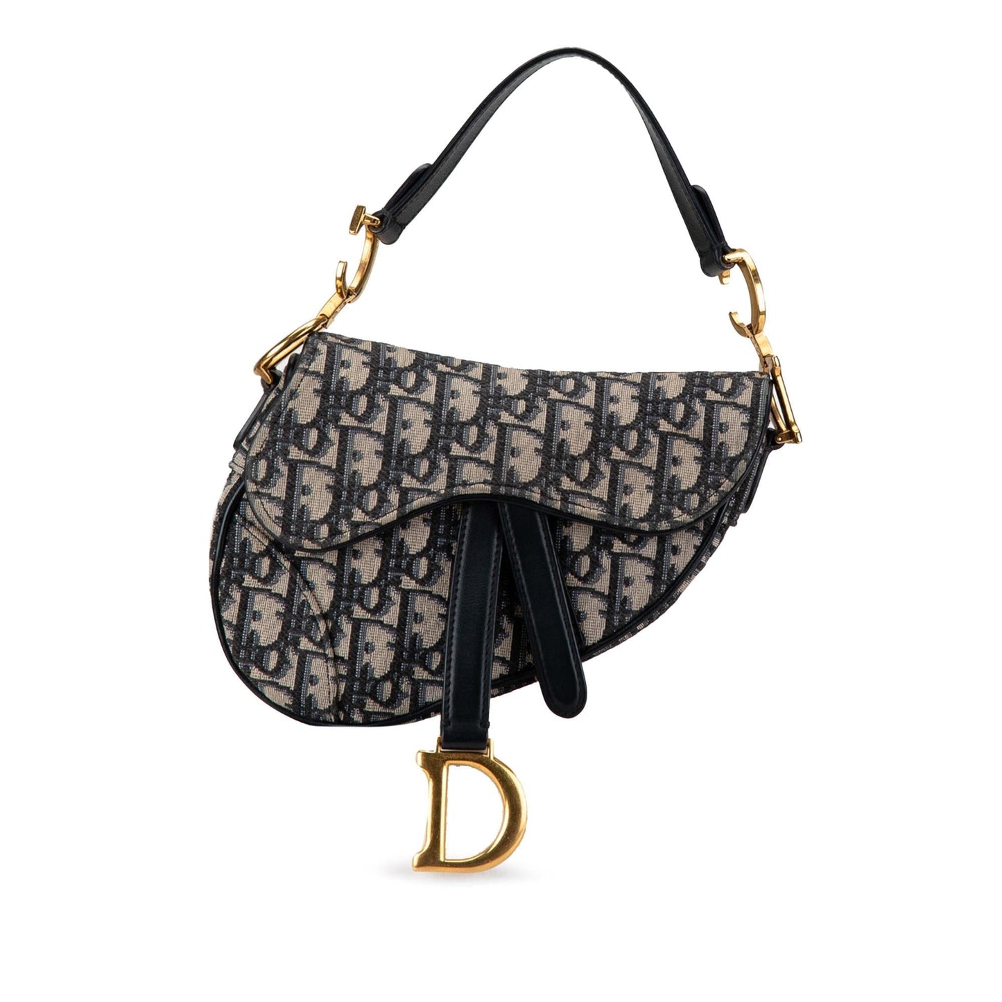 Dior Oblique Saddle Bag Canvas Mini Satchel Bag Saddle Bag 8