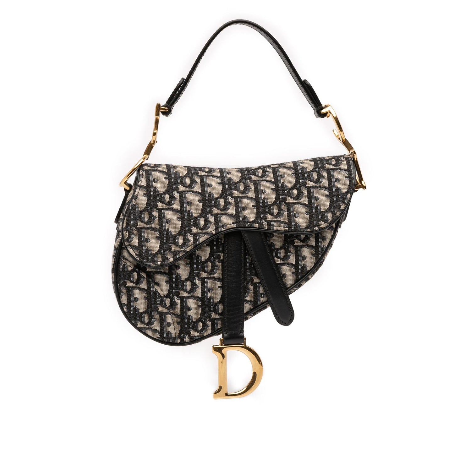 Dior Oblique Saddle Bag Canvas Mini Satchel Bag Saddle Bag 20