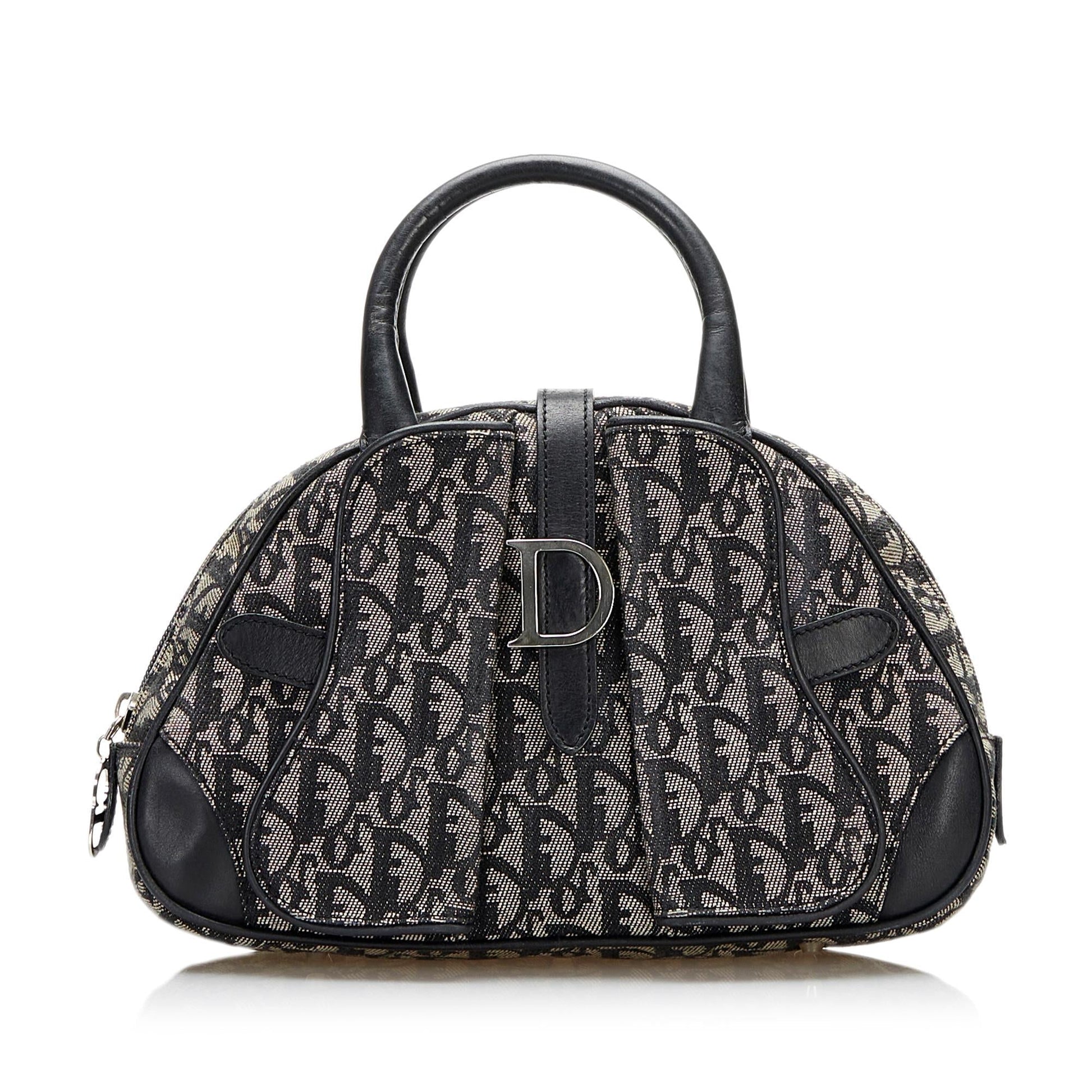 Dior Oblique Double Saddle Bowler Shg 04I9Bf Satchel Bag Mini