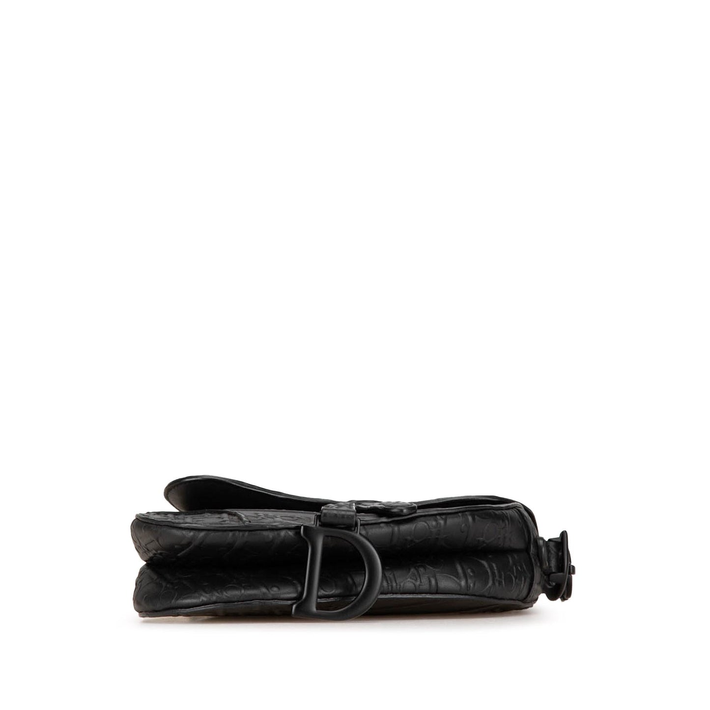 Dior Oblique Calfskin Saddle Bag Mini Embossed Satchel Bag