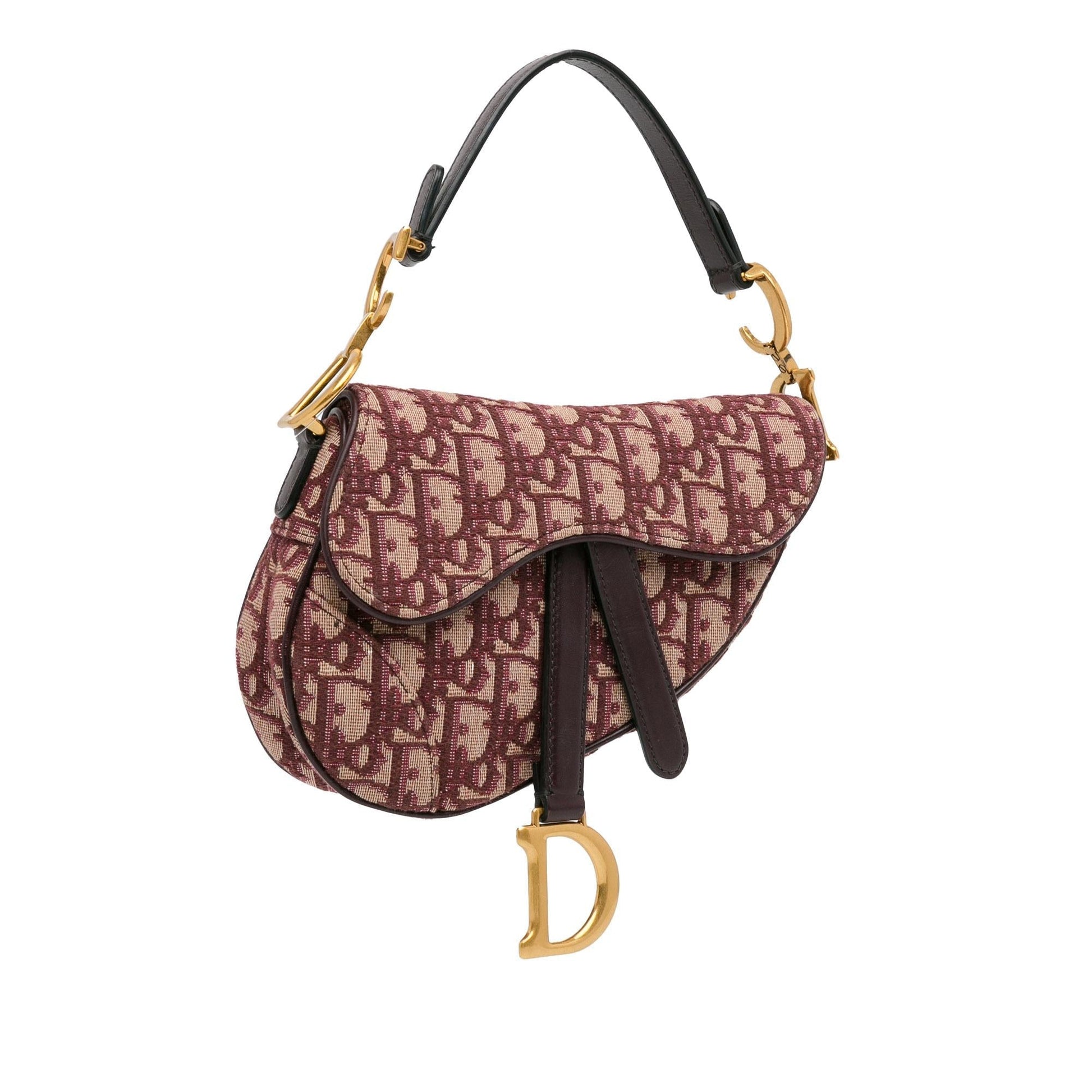 Dior Oblique Saddle Shg 46Sfyl Shoulder Bag Mini