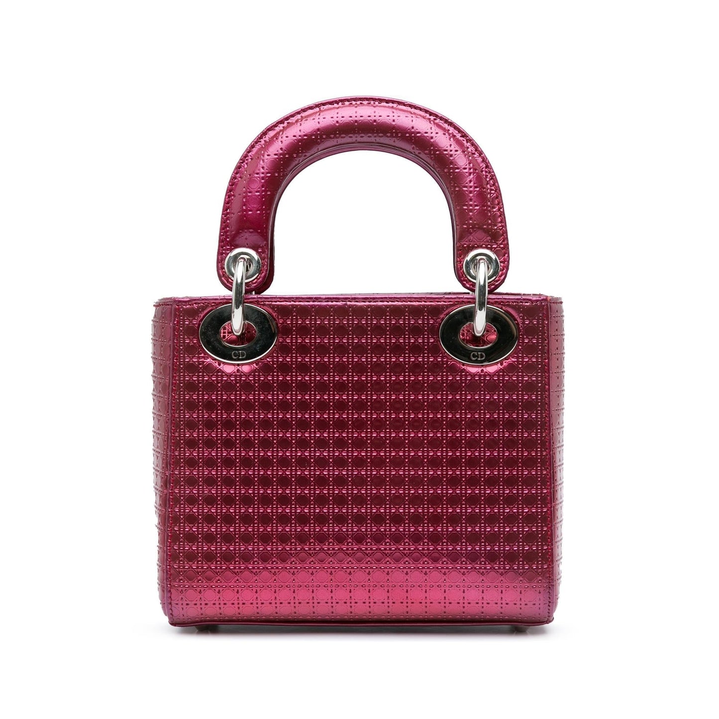 Dior Microcannage Lady Shg Dlqrb7 Satchel Bag Patent Mini