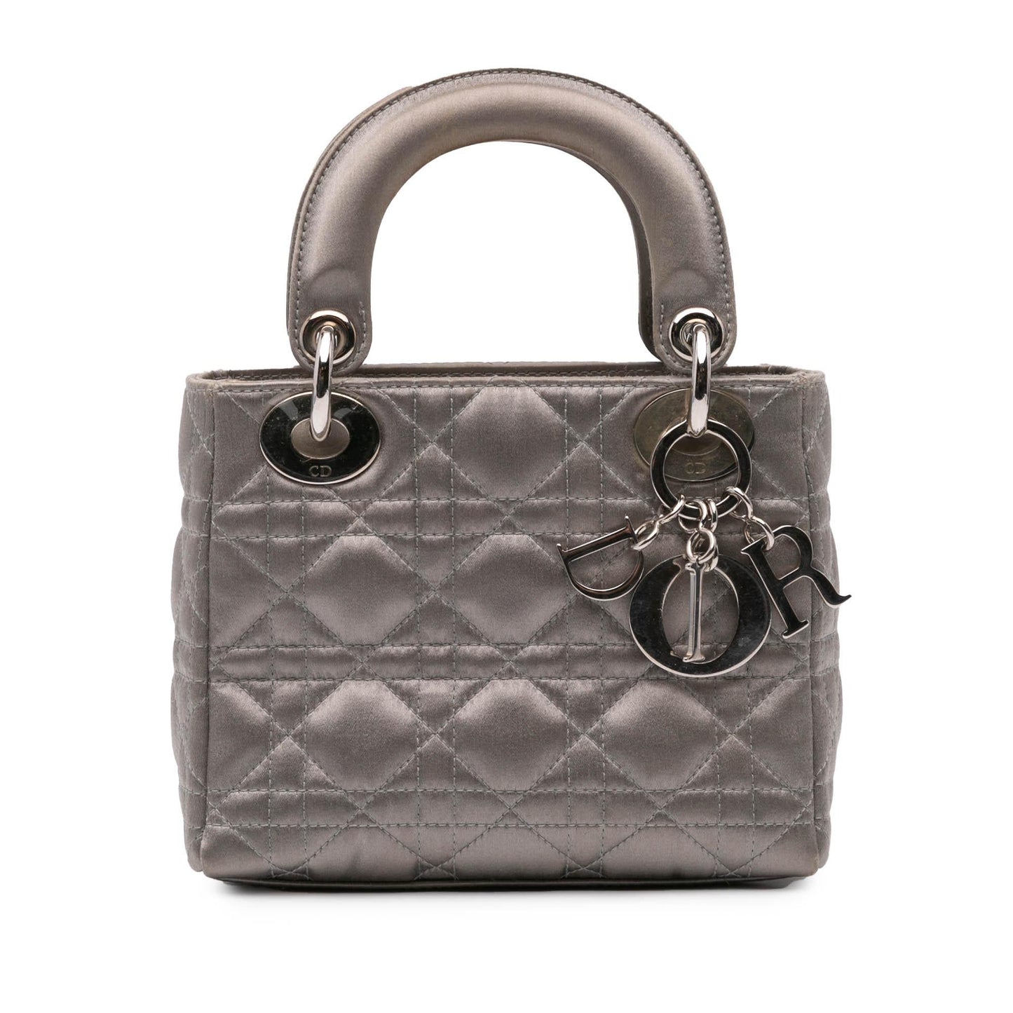 Dior Cannage Lady Satchel Bag Satin Mini Lady Dior 1
