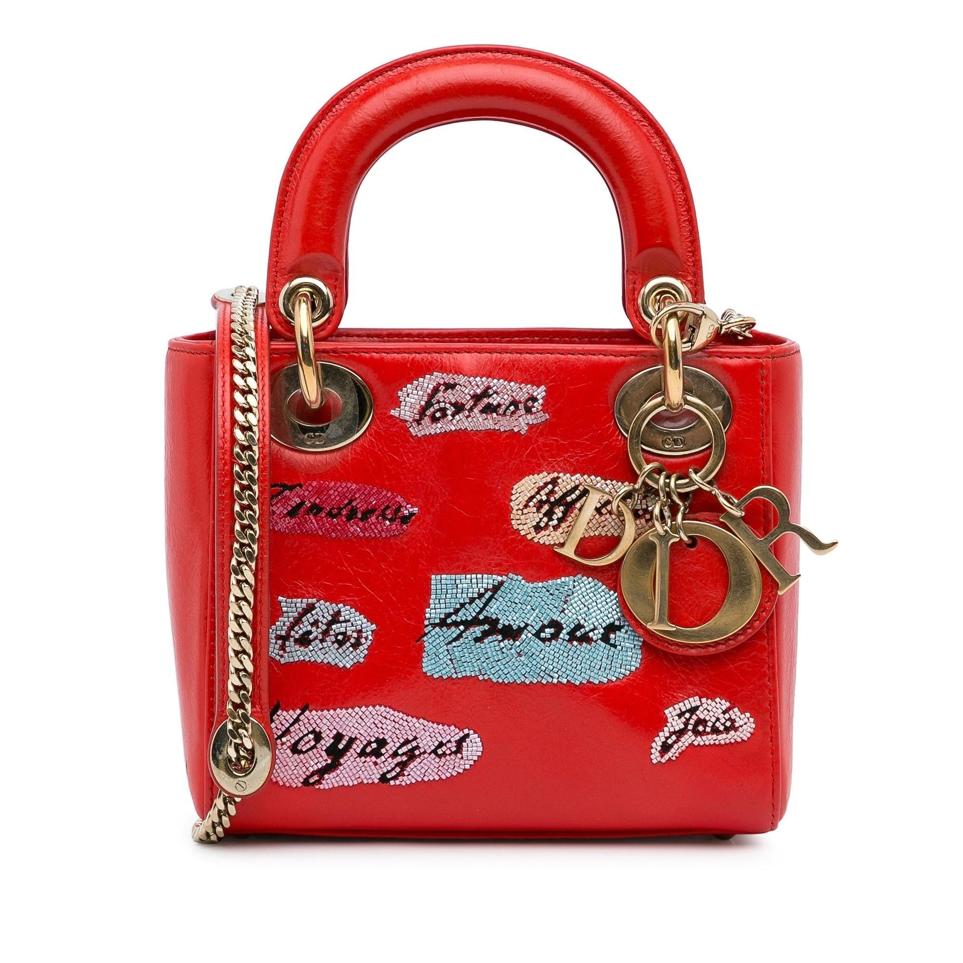 Dior Sequin Embellished Lady Shg Dymmw8 Satchel Bag Mini