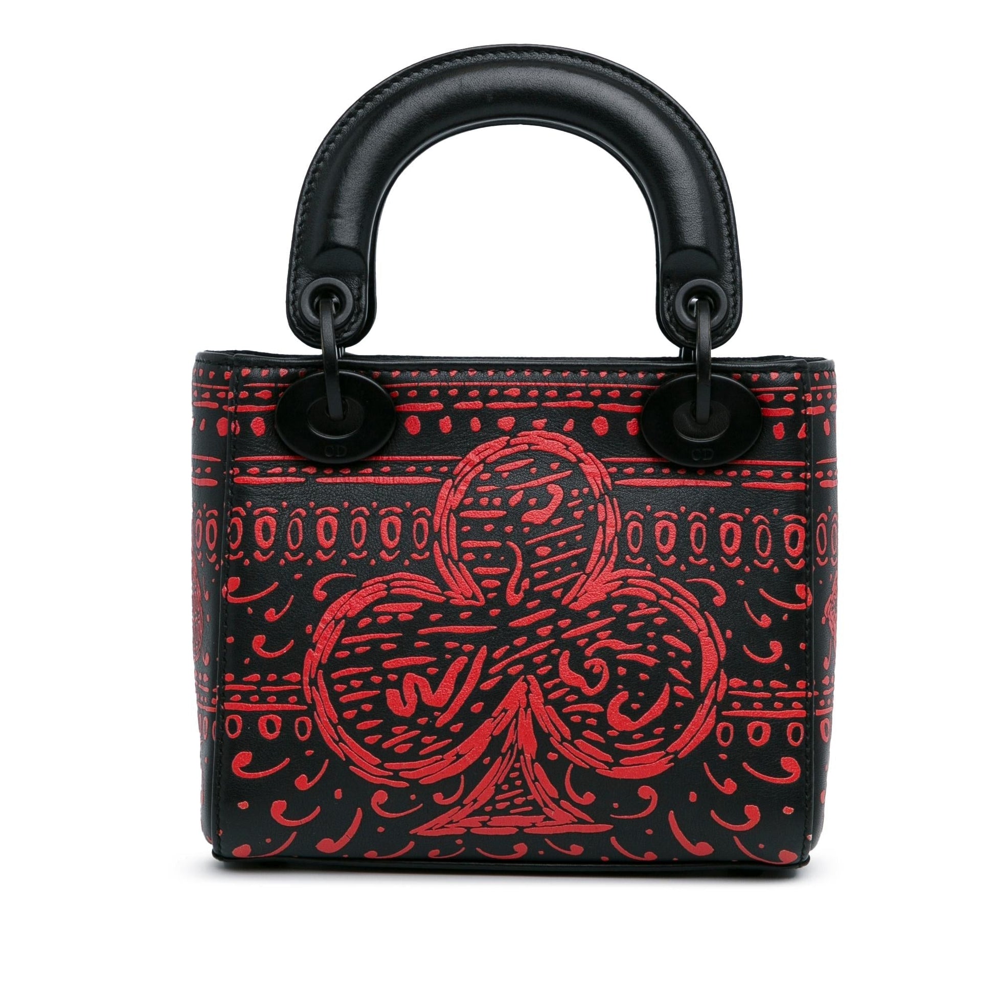 Dior Smooth Calfskin Painted Heart Clover Lady Shg Bo0Gqc Mini Satchel Bag