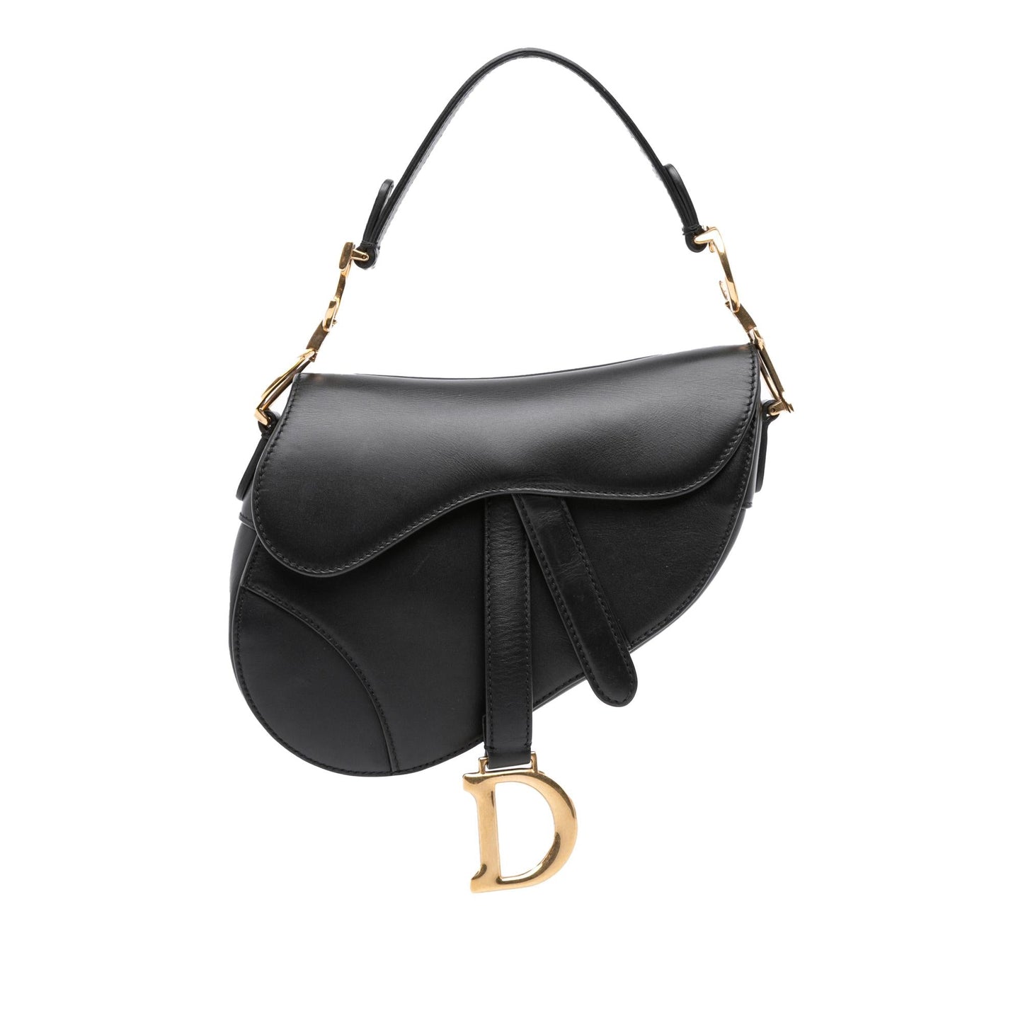 Dior Smooth Calfskin Saddle Bag Mini Satchel Bag