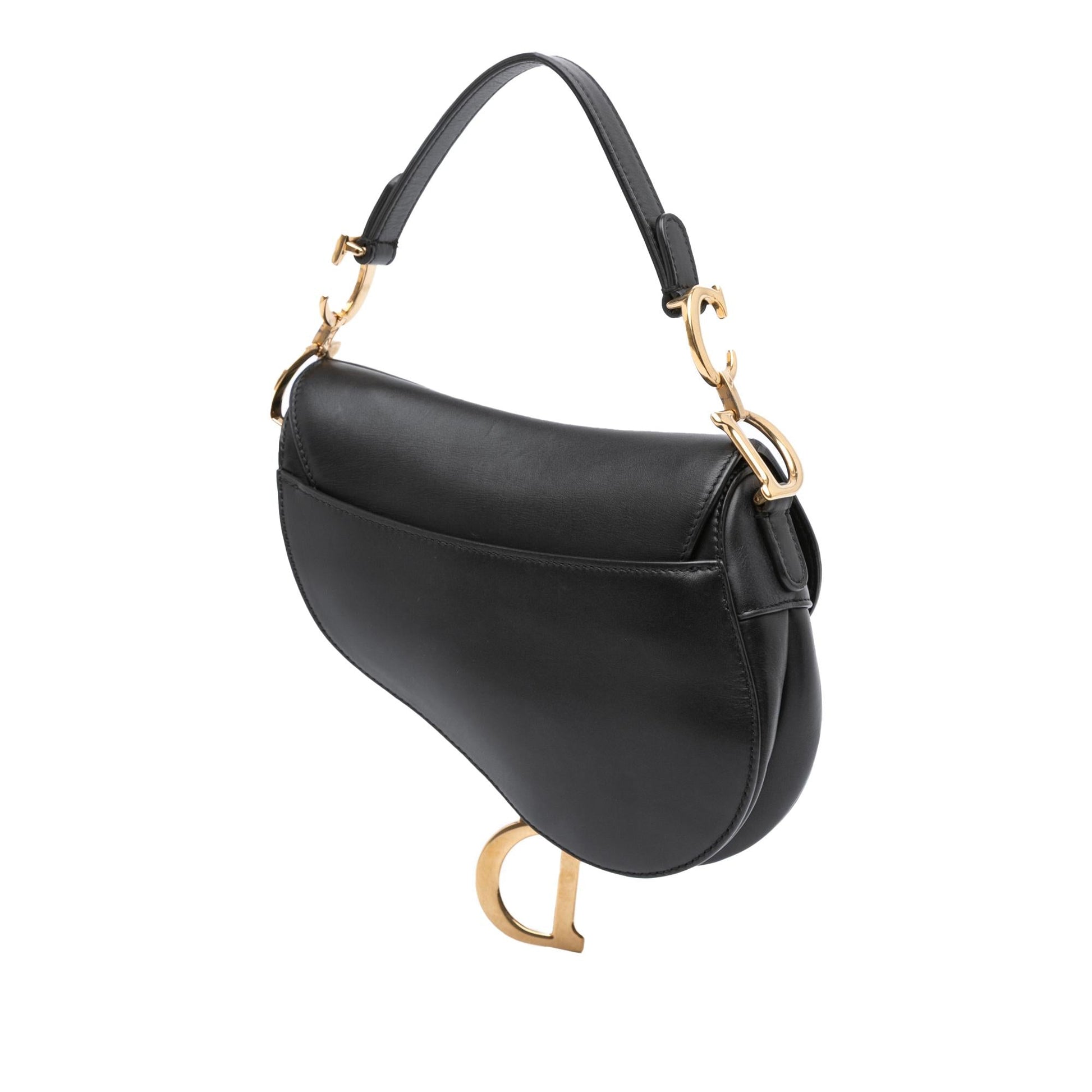 Dior Smooth Calfskin Saddle Bag Mini Satchel Bag