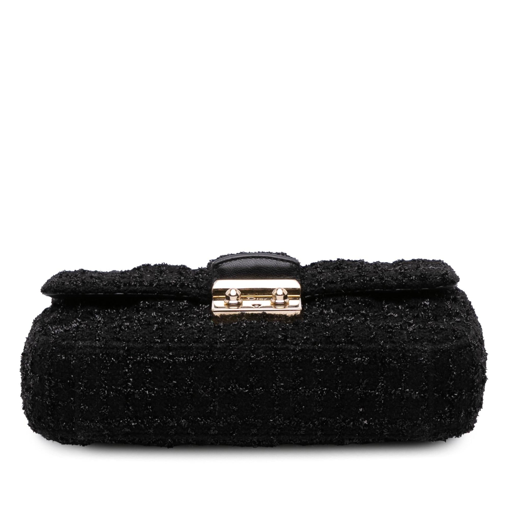 Dior Tweed Cannage Miss Crossbody Bag Mini Flap Dior Flap 1